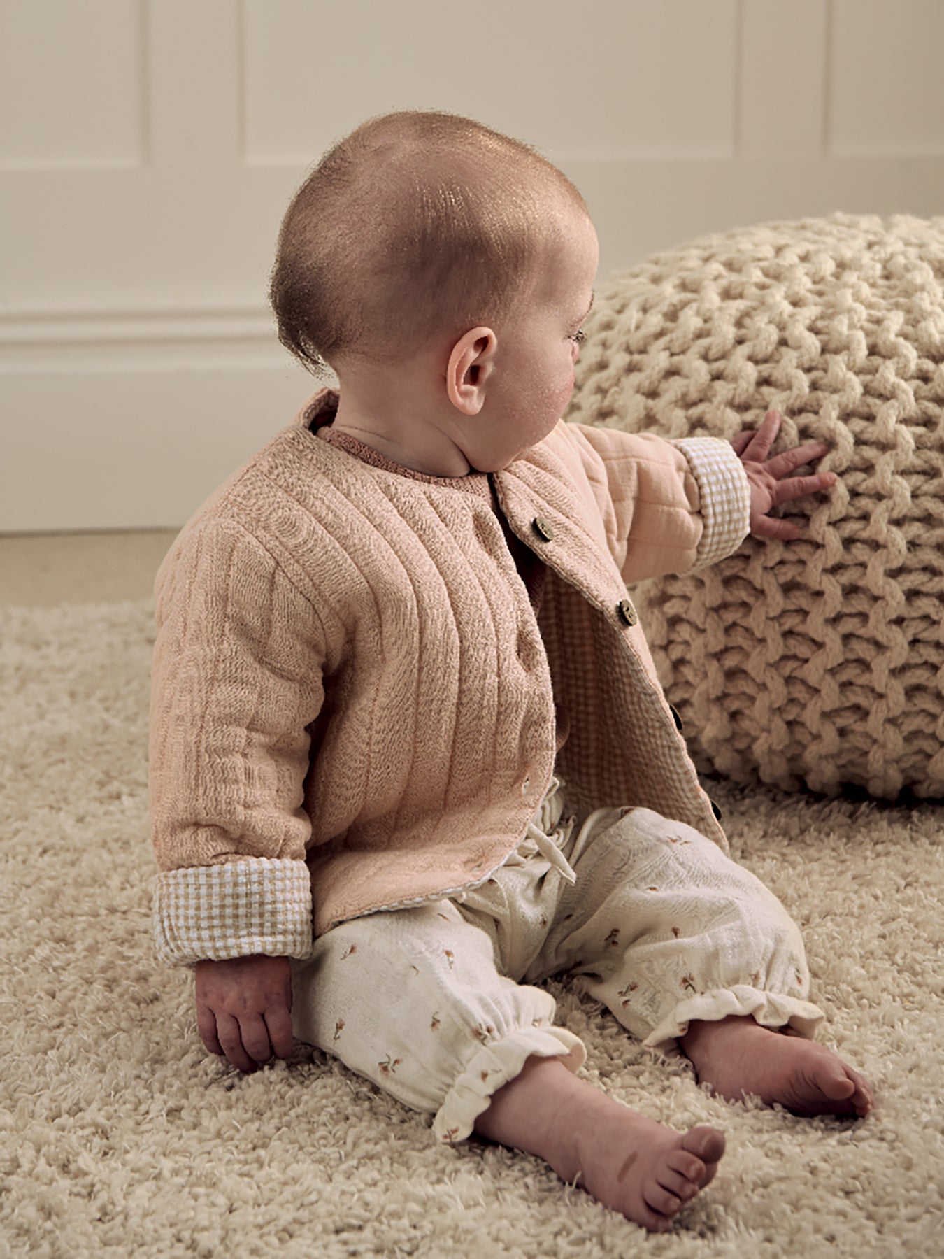 Baby Reversible Jacket Pink