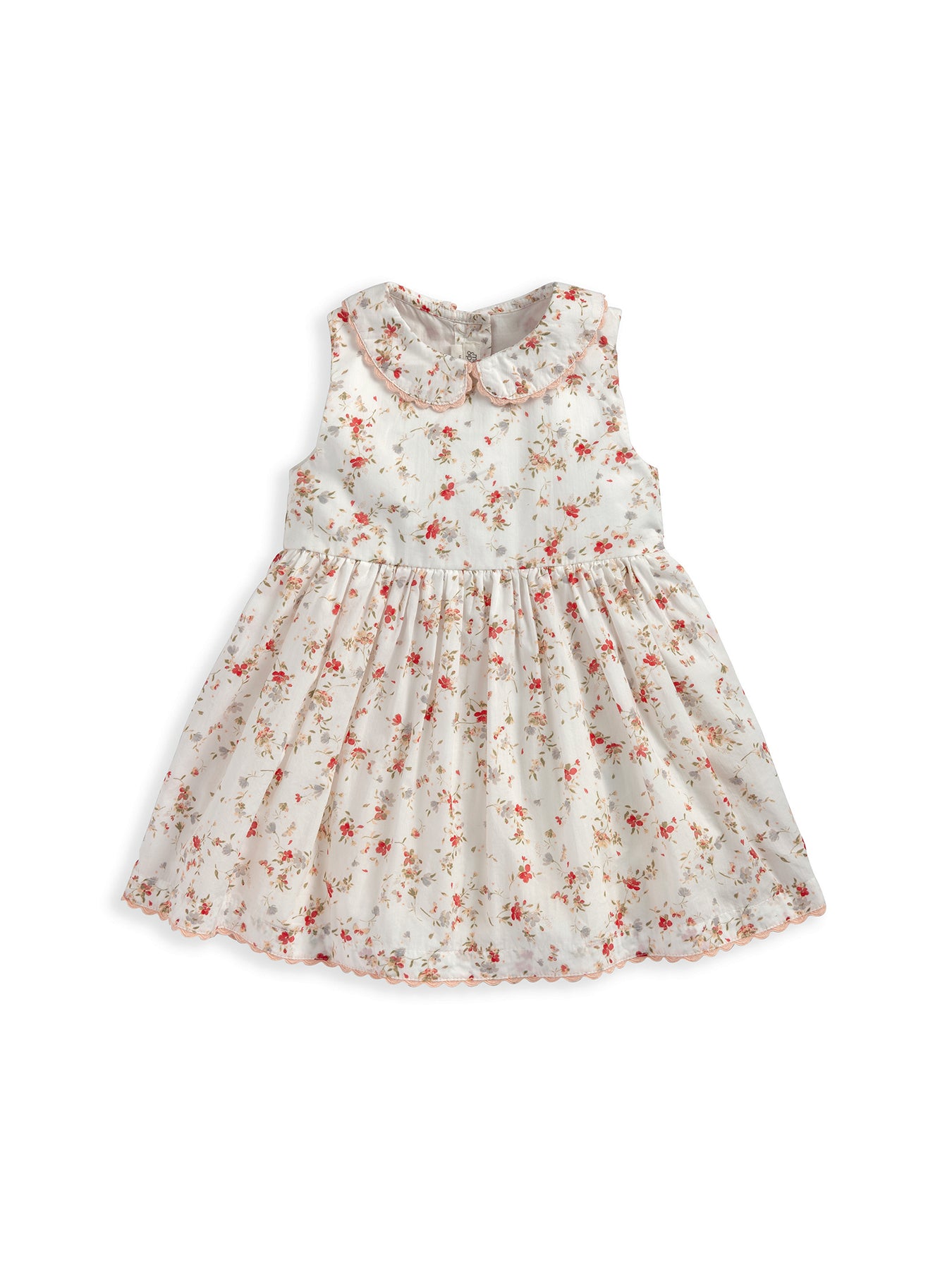 Baby Floral Dress Cream