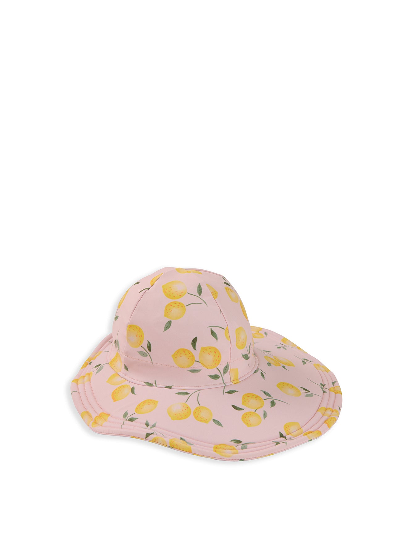 Baby Lemon Print Sun Hat Pink