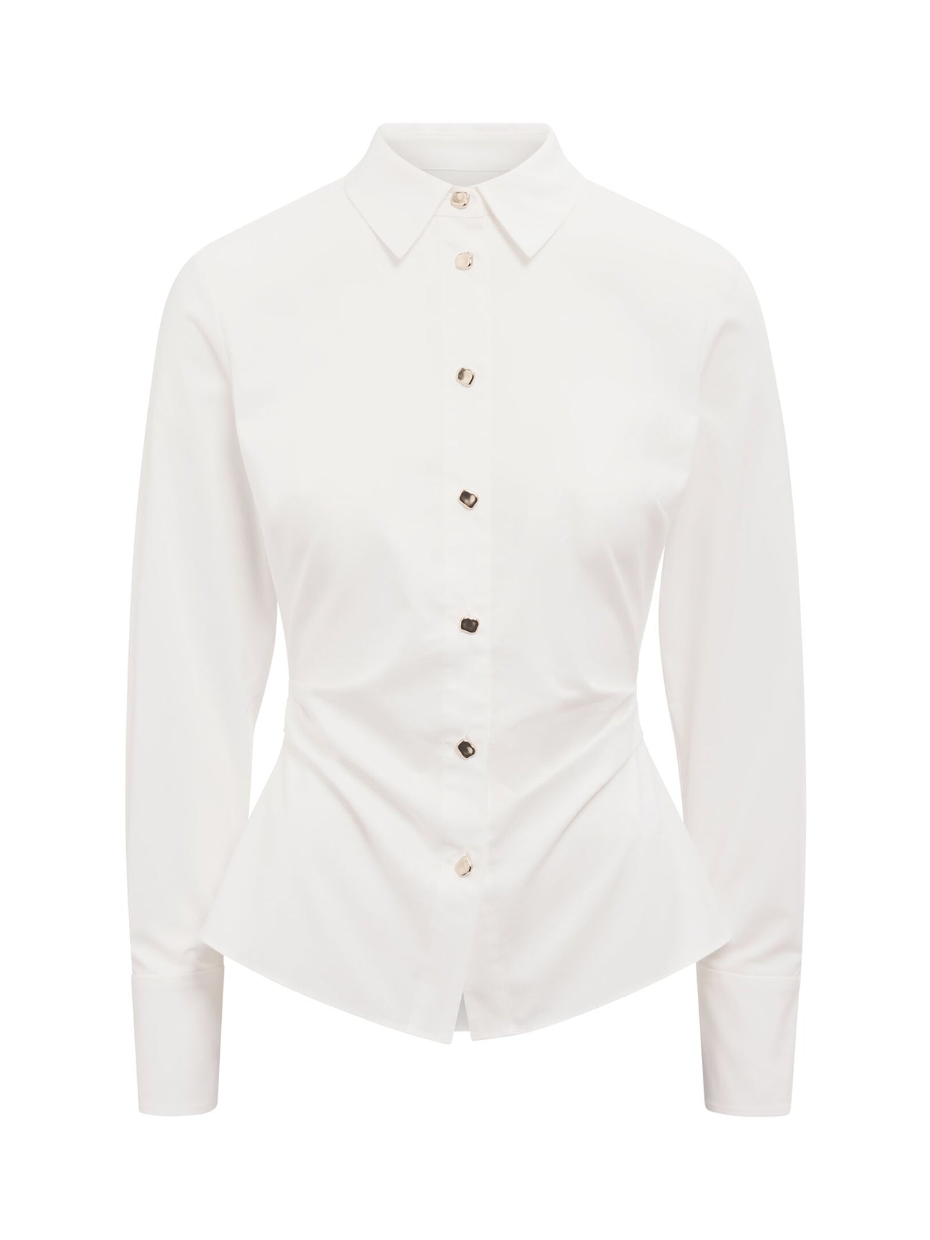 Ange Slim Fitted Shirt Porcelain