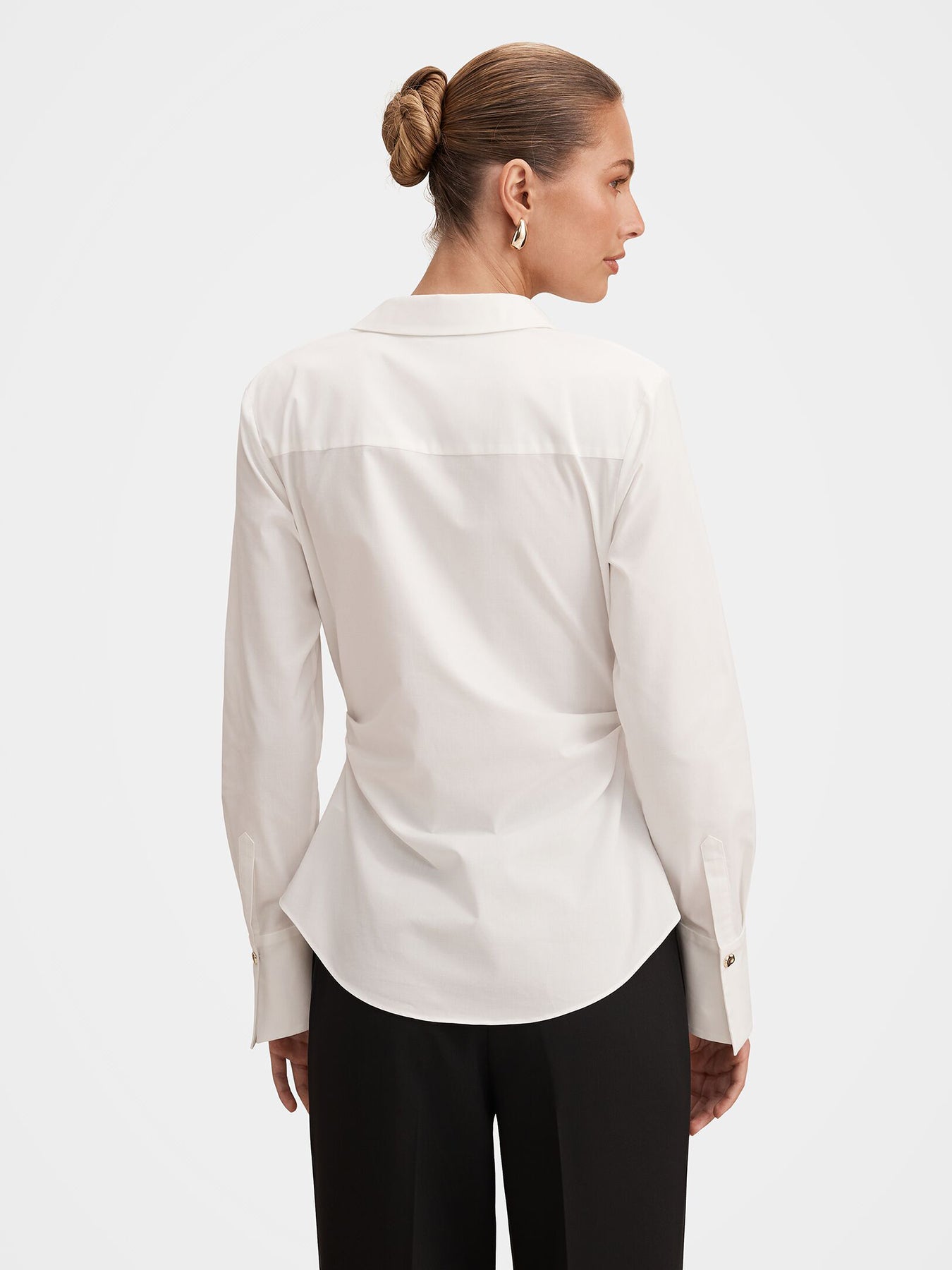 Ange Slim Fitted Shirt Porcelain