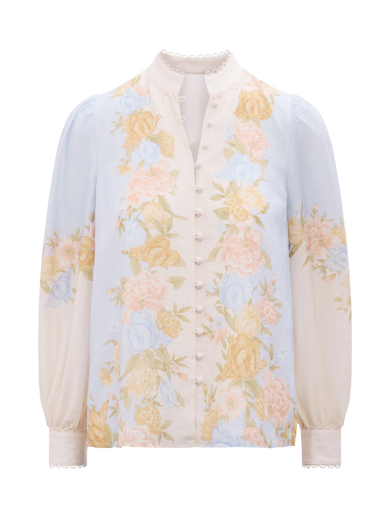 Emma Trimmed Blouse