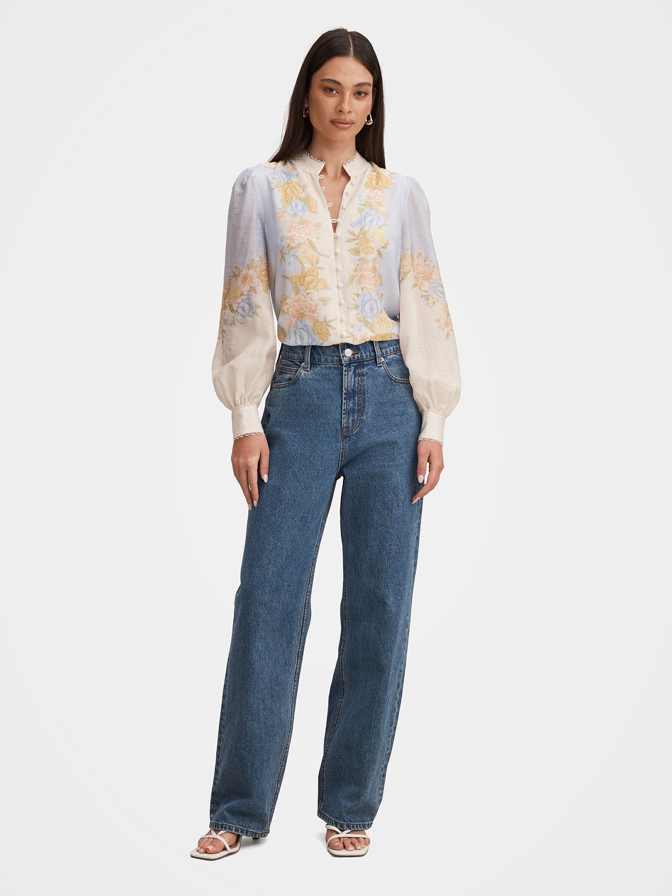 Emma Trimmed Blouse