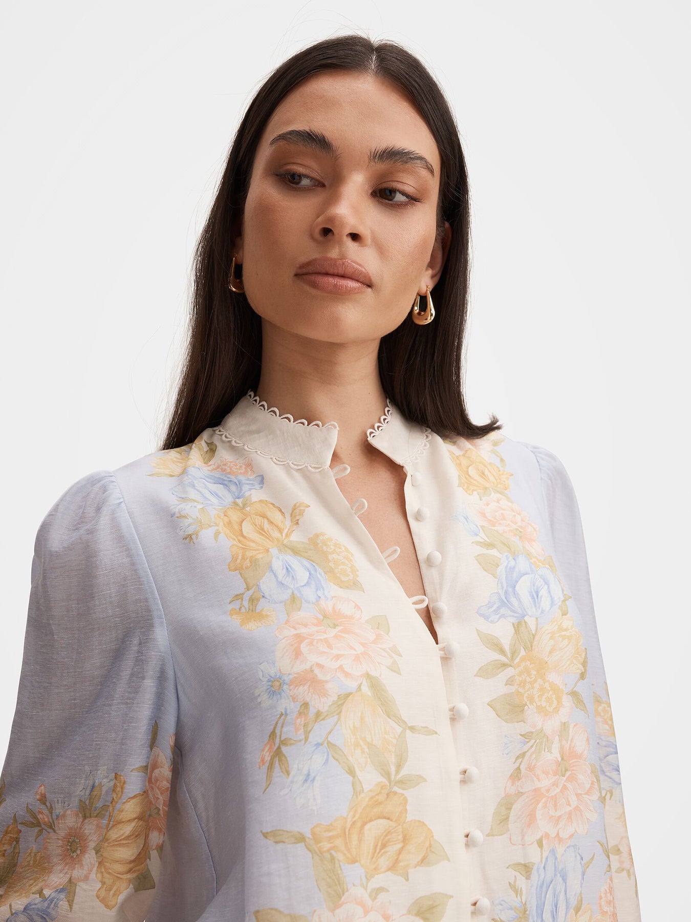 Emma Trimmed Blouse