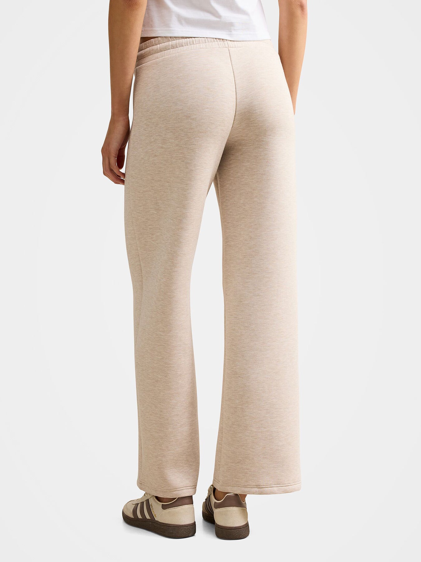 Tiana Wide Leg Track Pants True Cream