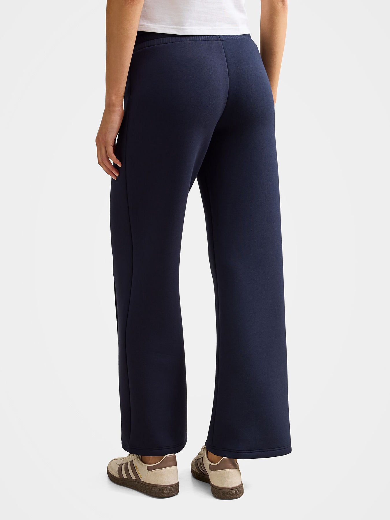 Tiana Wide Leg Track Pants Navy