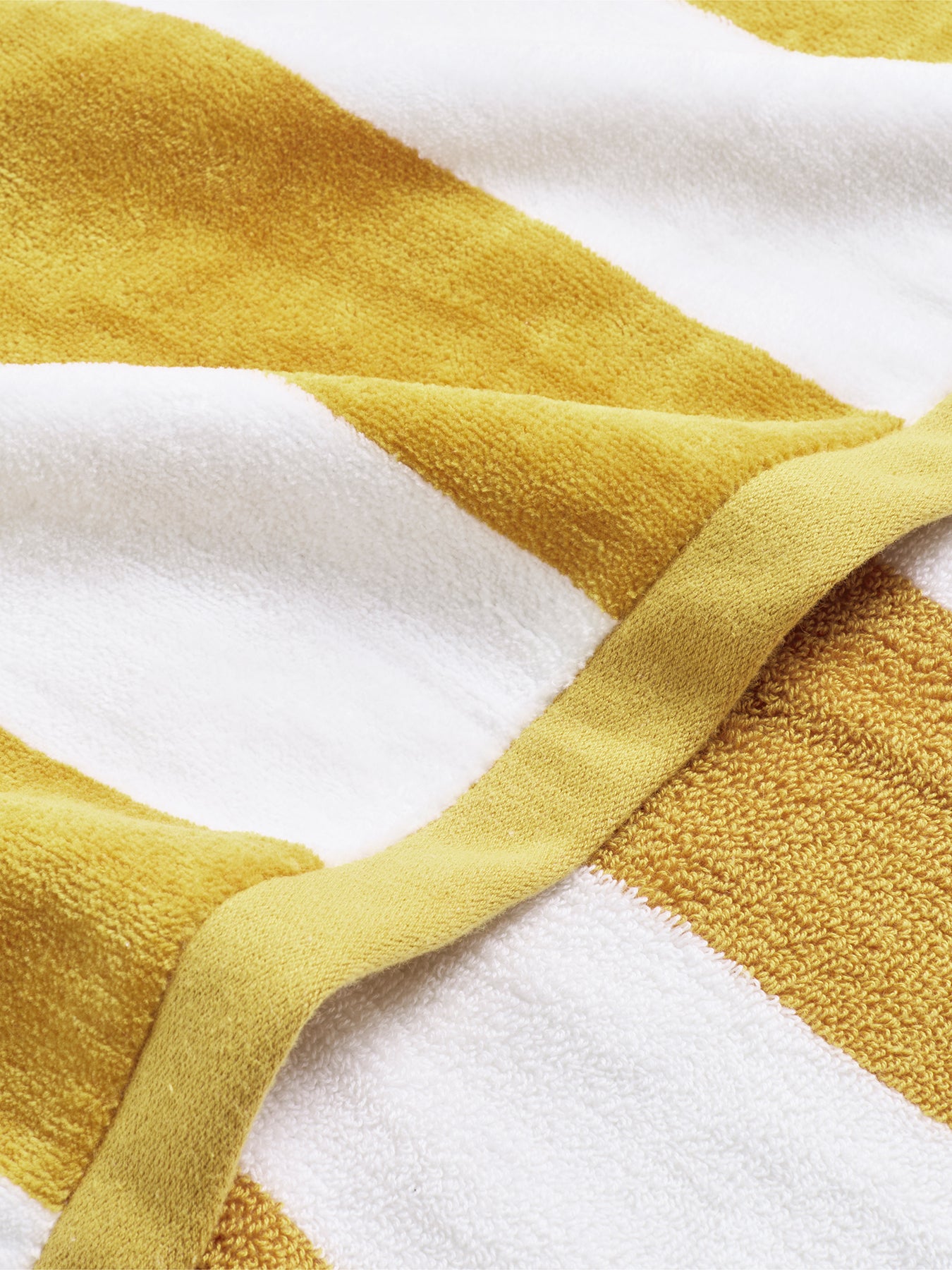Cabana Stripe Towel Yellow