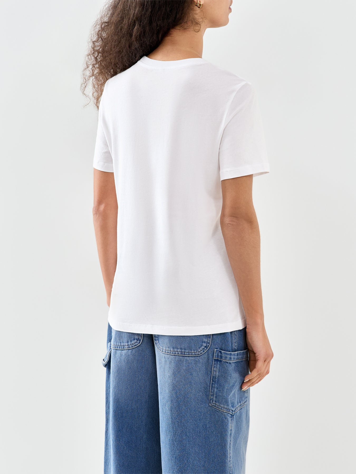 Ketty Organic Cotton Short Sleeve T Shirt White