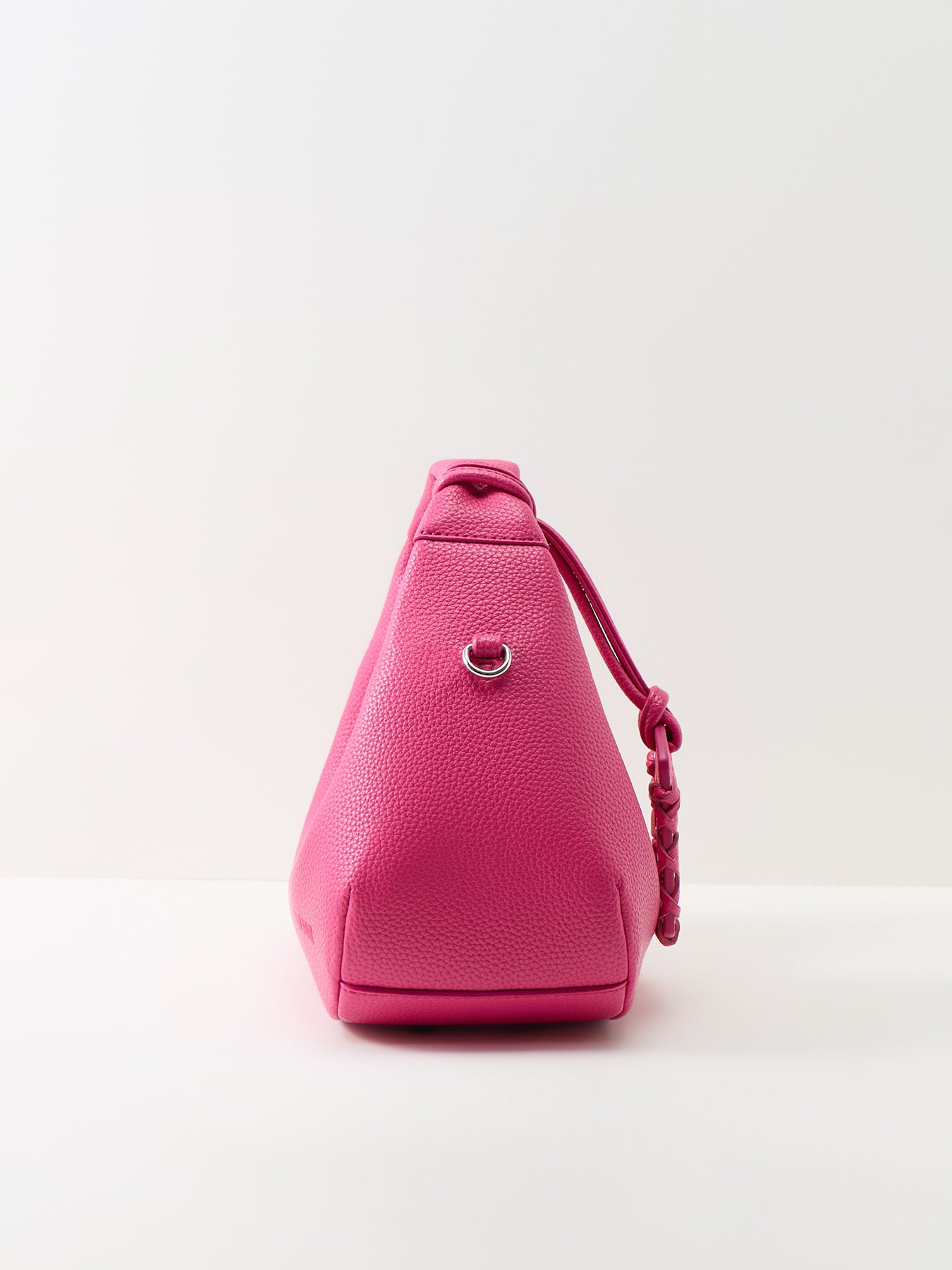 Hobo Mini Grained Shoulder Bag Pink