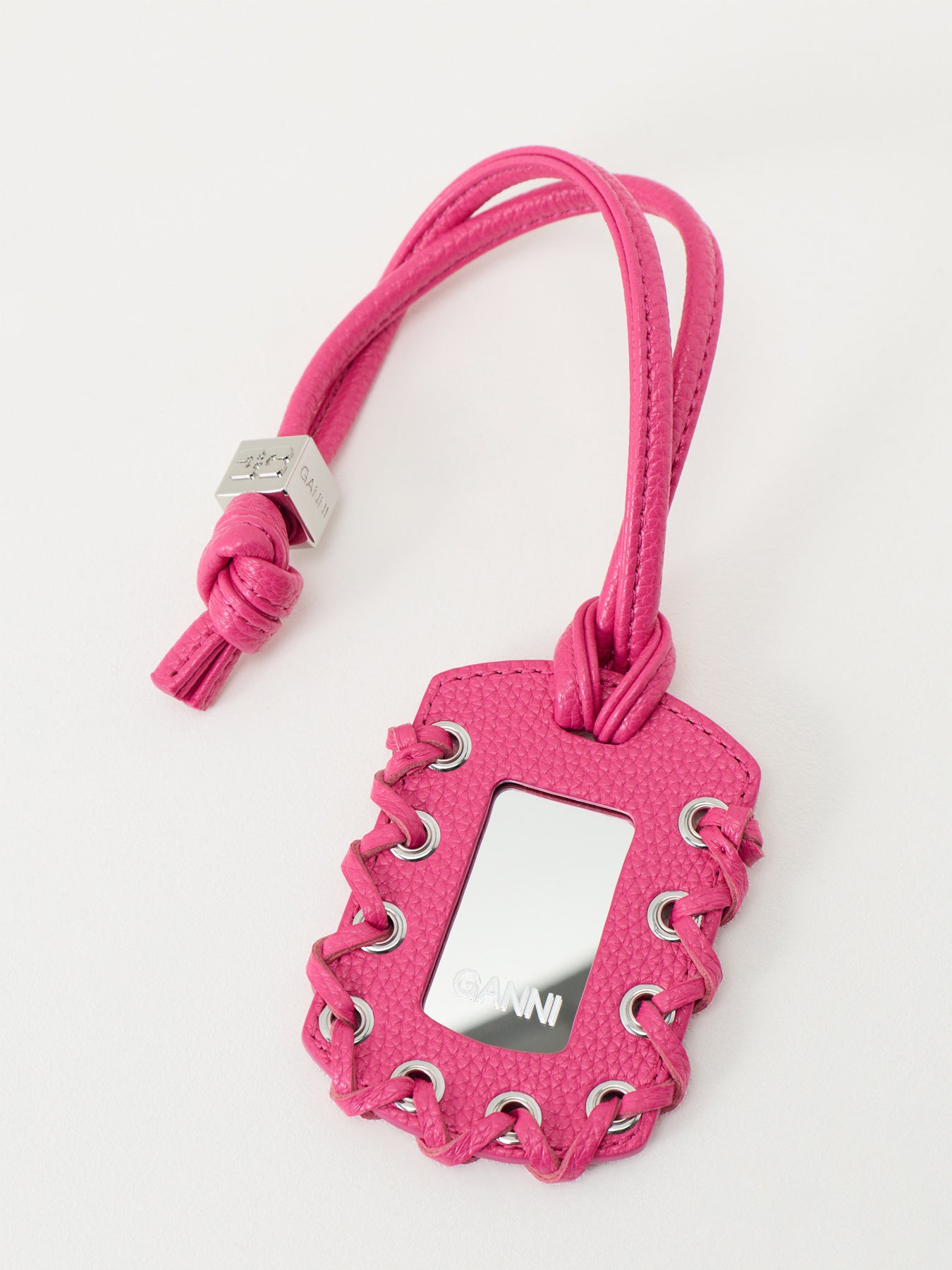 Hobo Mini Grained Shoulder Bag Pink