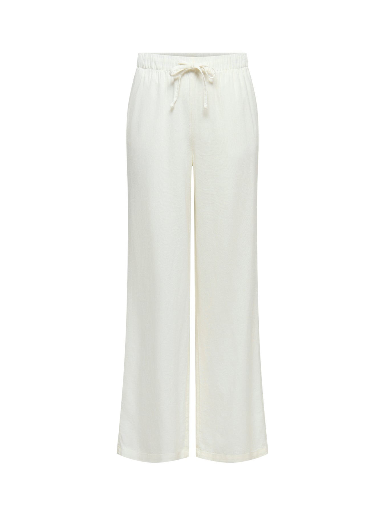 Goa Linen Blend Pull-On Trousers White