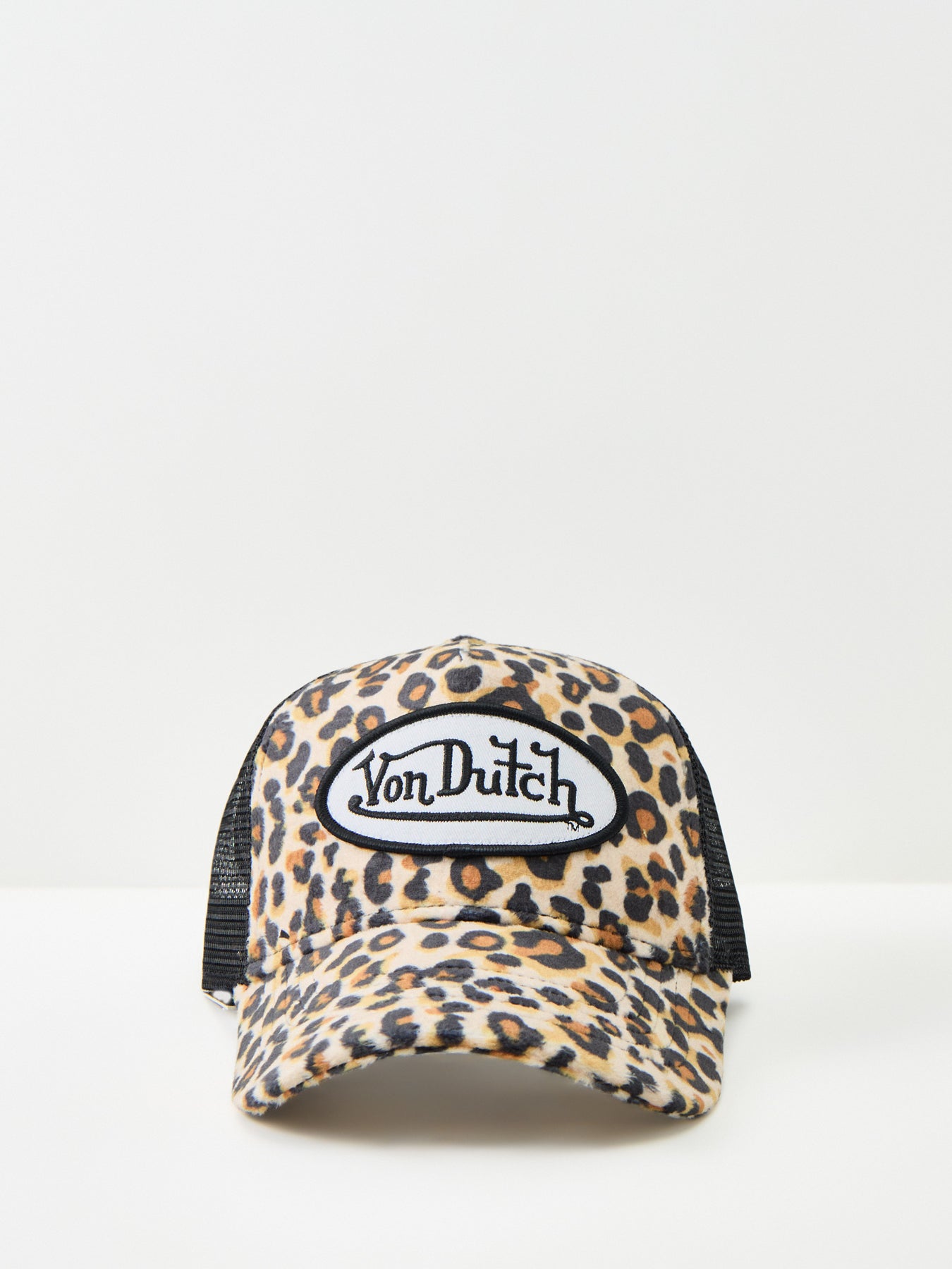 Distressed Trucker Cap Leopard