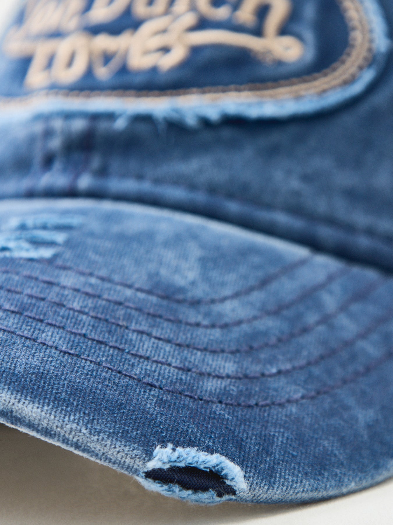 Love Collection Denim Cap Navy