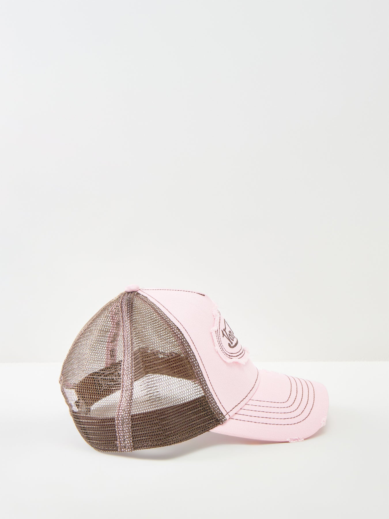 Distressed Logo Cap Pink