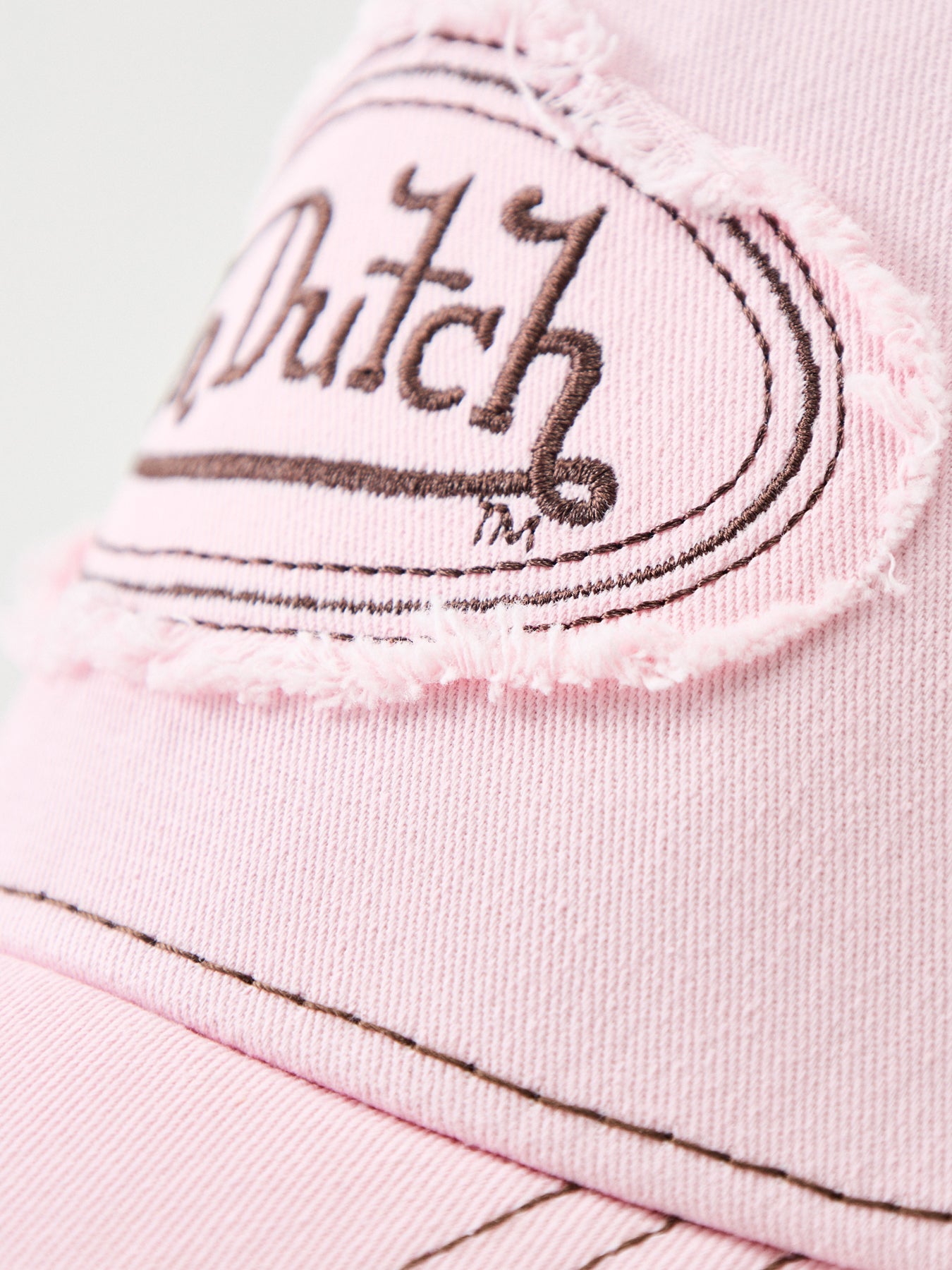 Distressed Logo Cap Pink