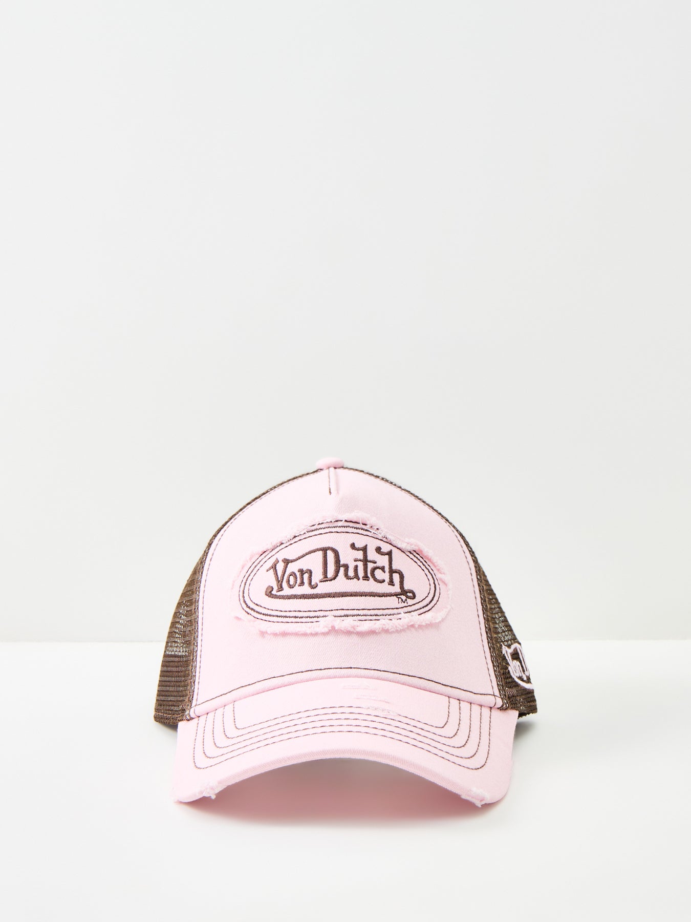 Distressed Logo Cap Pink