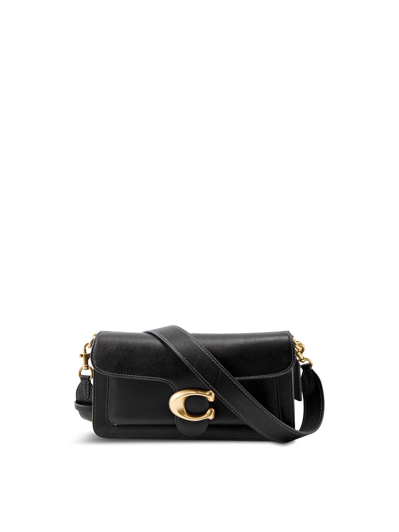 Tabby 26 Soft Grain Leather Shoulder Bag Black