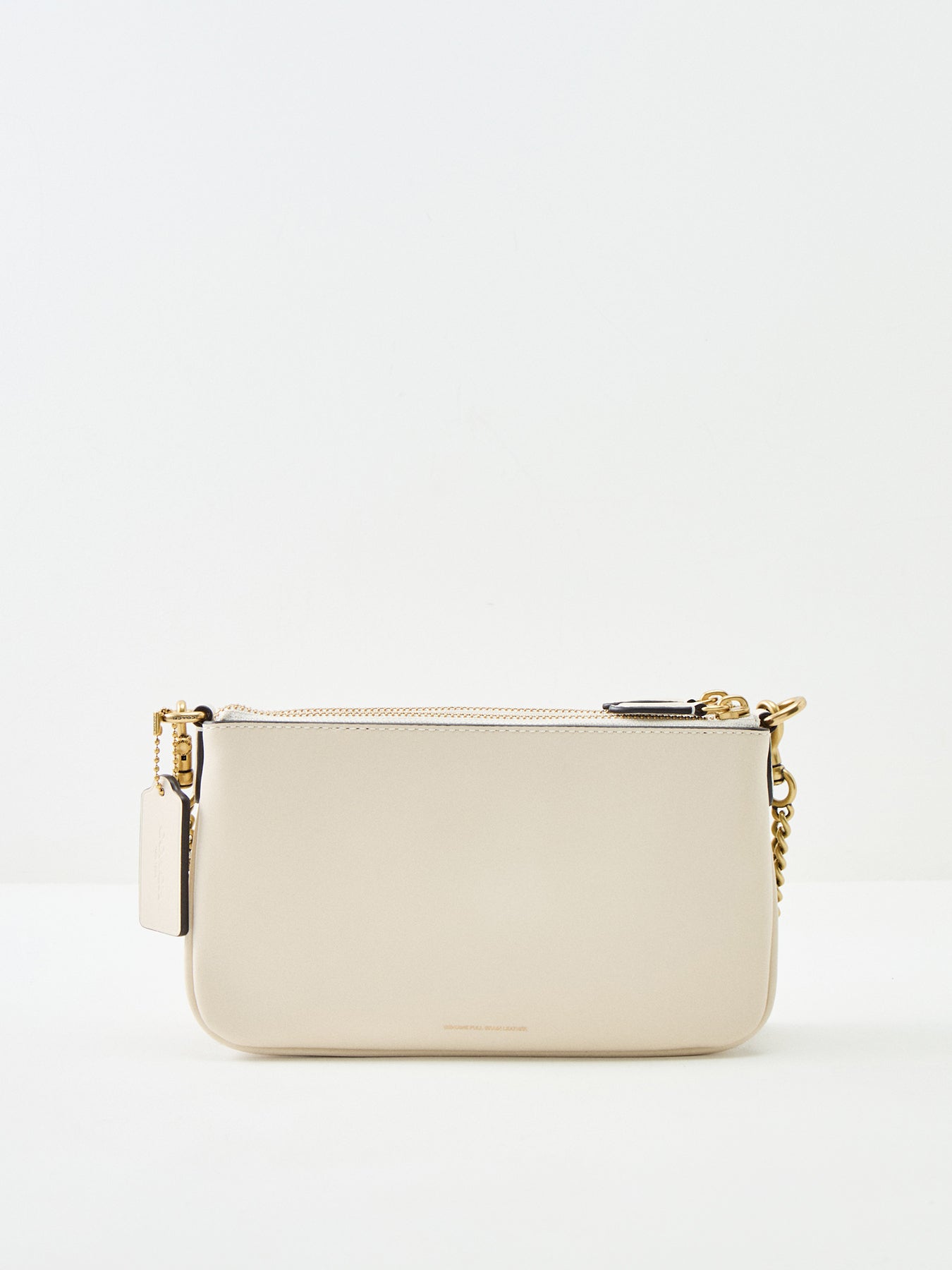 Audrey Leather Crossbody Bag Cream