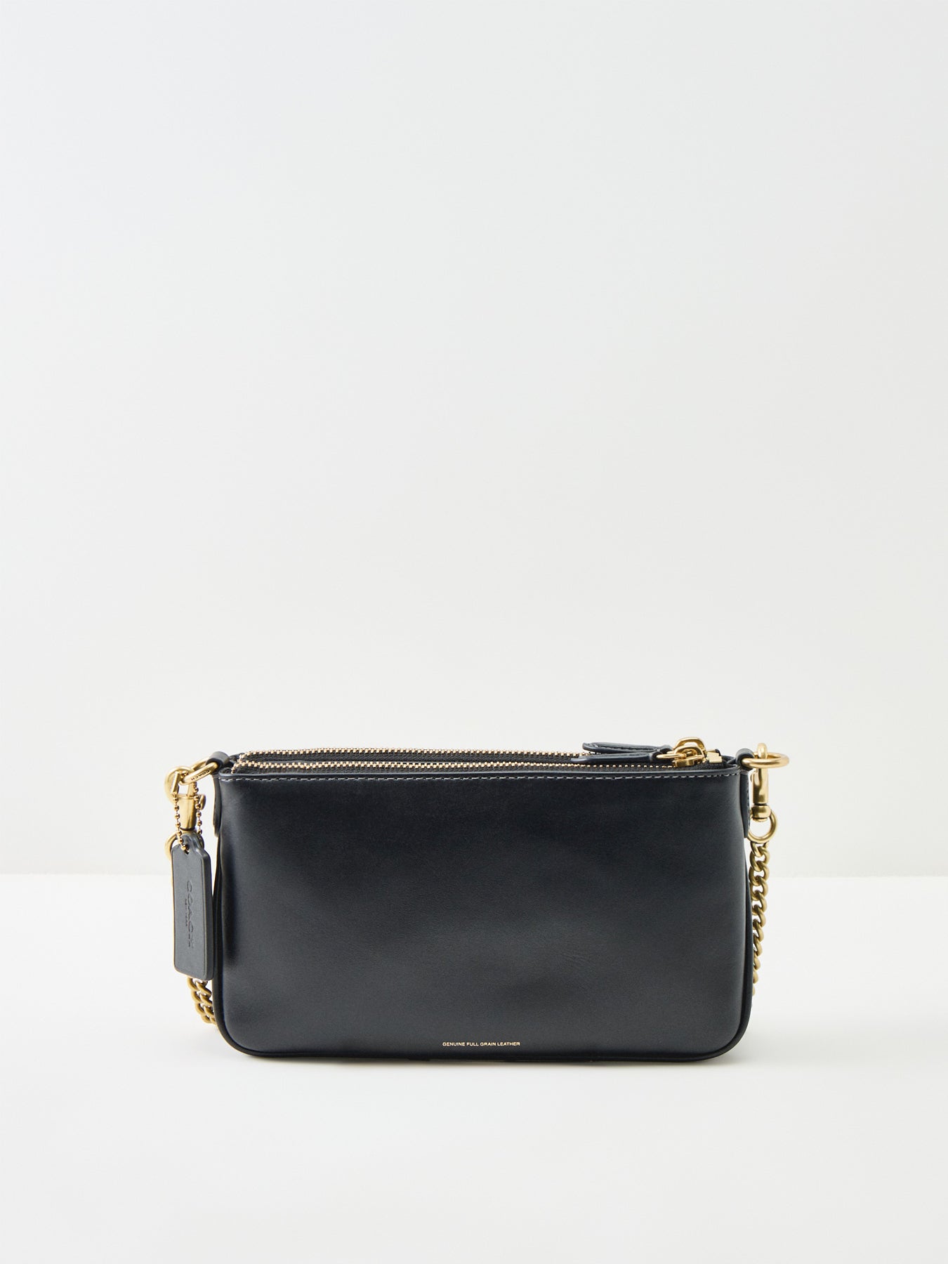 Audrey Leather Crossbody Bag Black