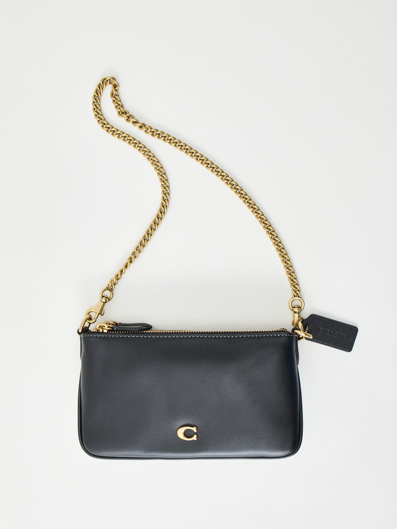 Audrey Leather Crossbody Bag Black