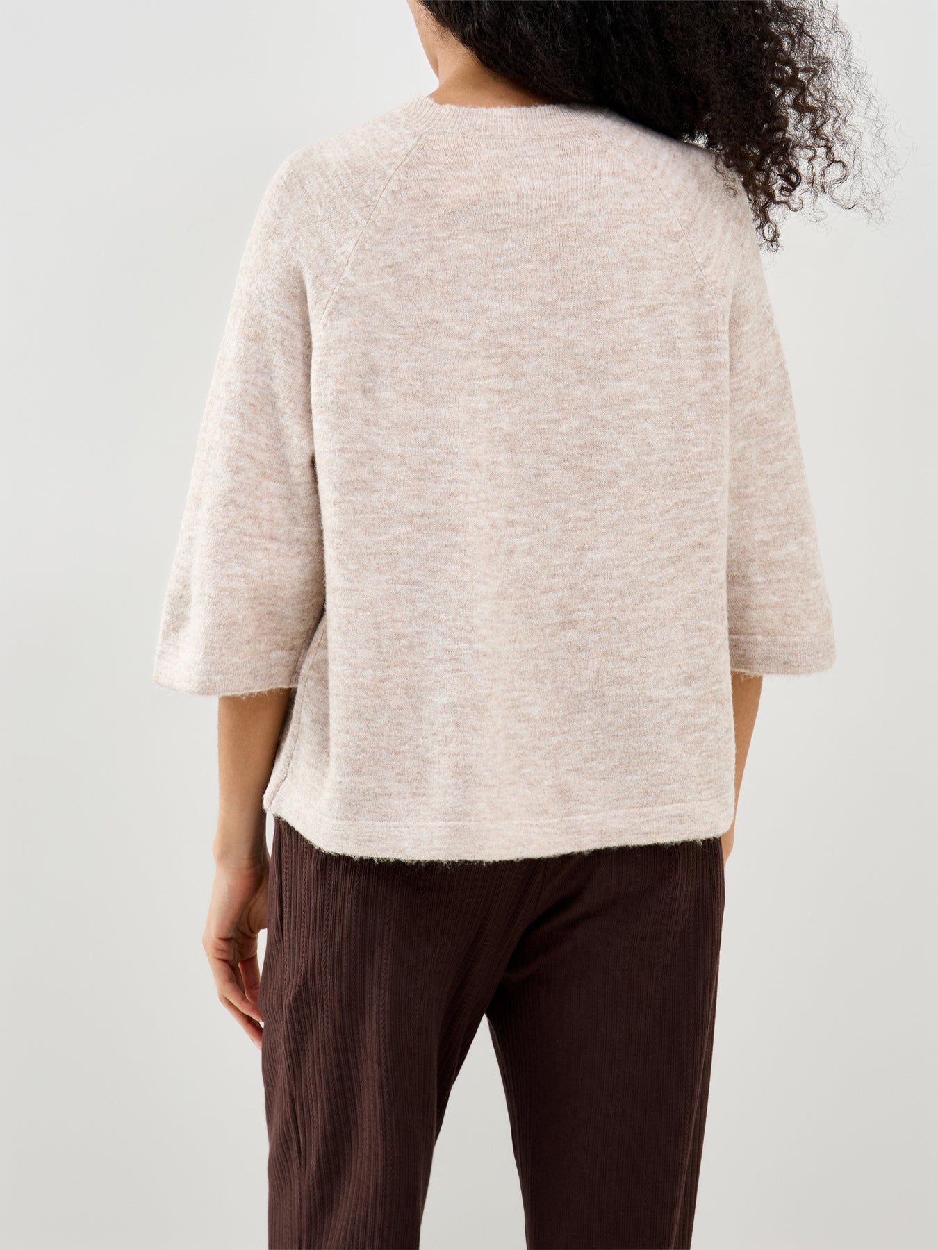 Simoni Knit Pullover Beige