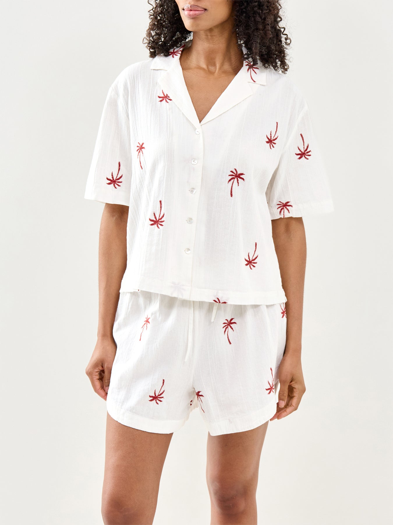 Kiana Embroidered Shirt Multi