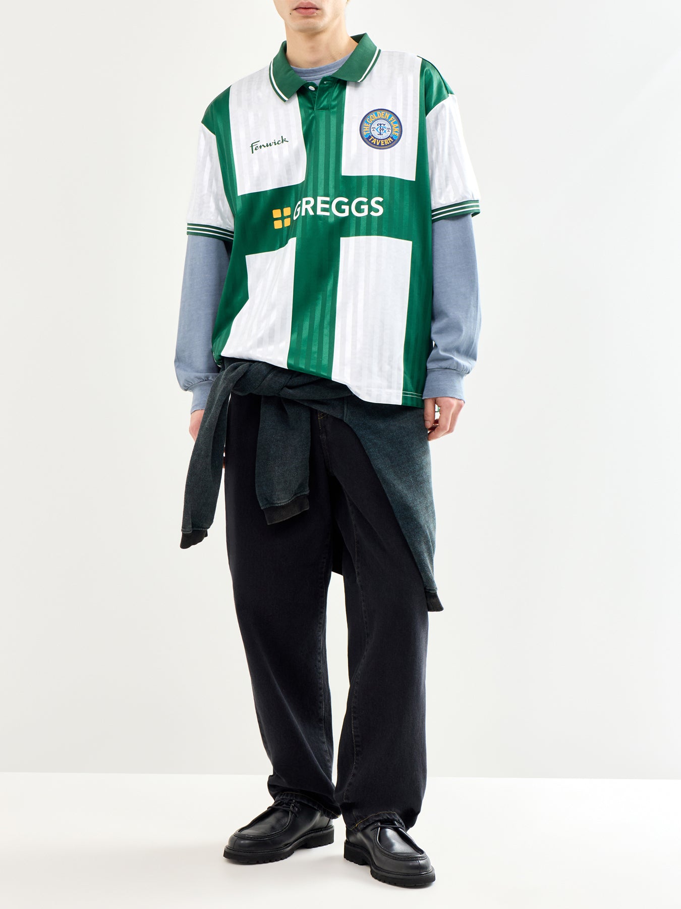 The Golden Flake Tavern Football Shirt Green