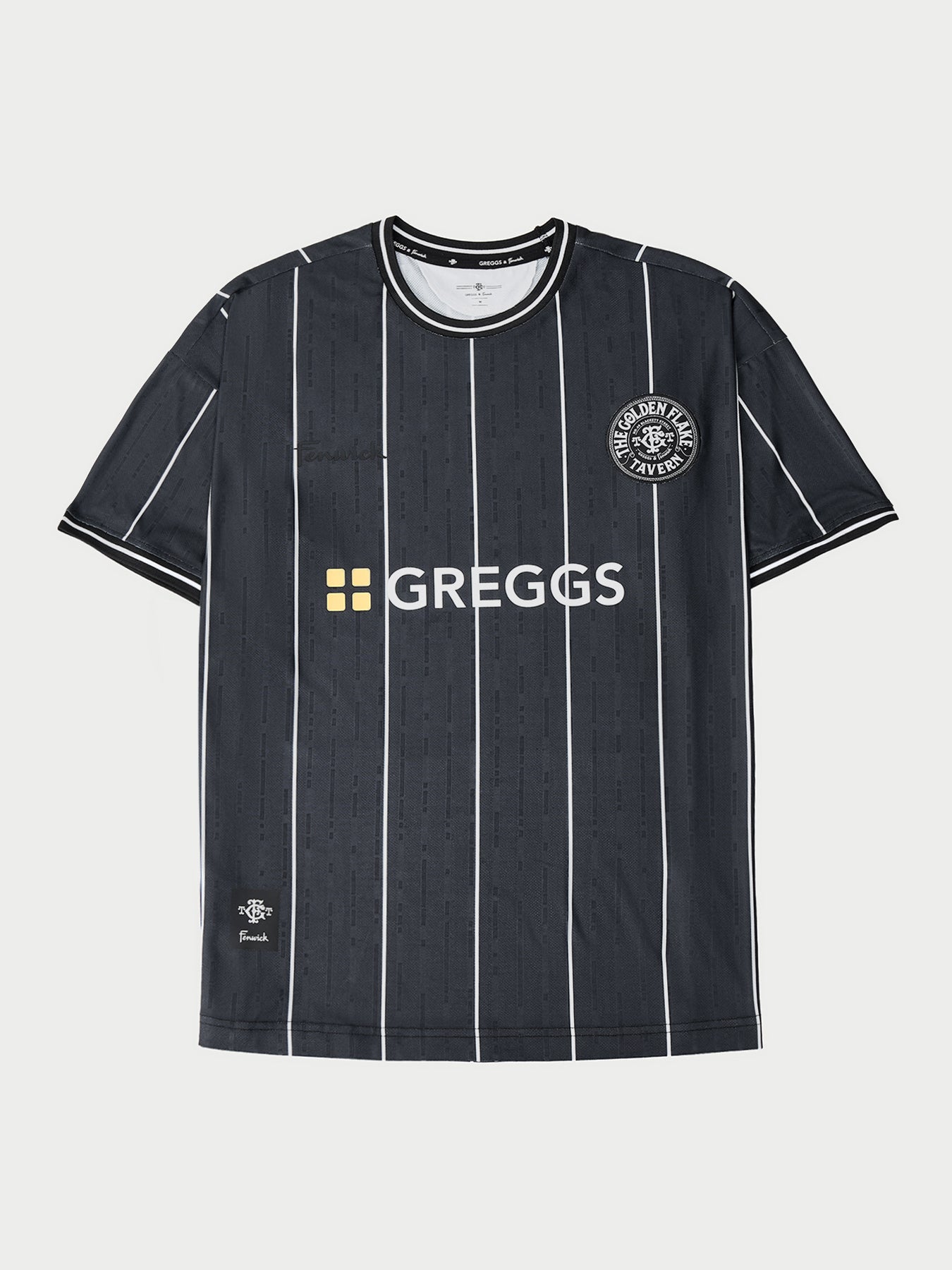 The Golden Flake Tavern Football Shirt Black