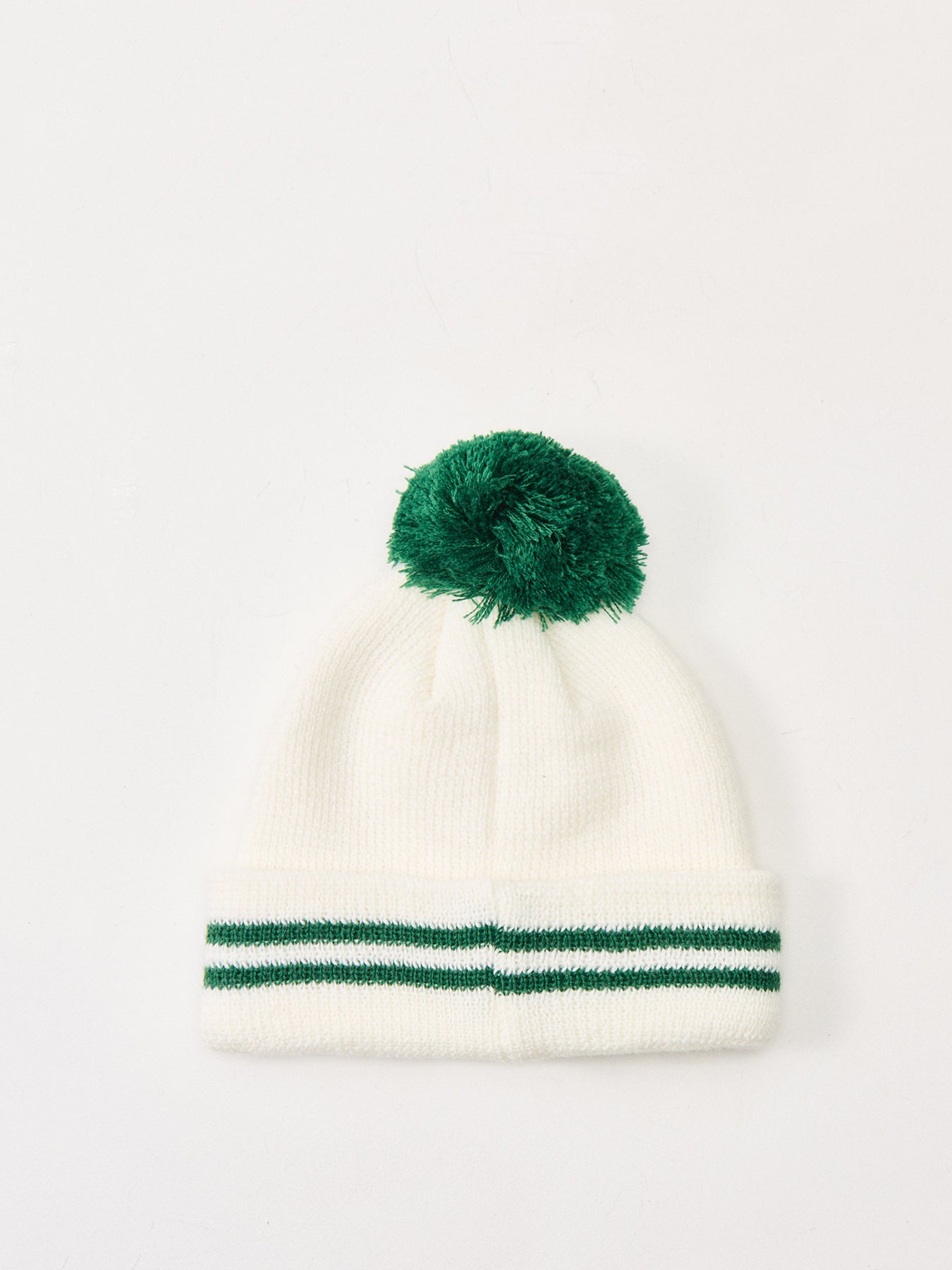 The Golden Flake Tavern Knitted Beanie White