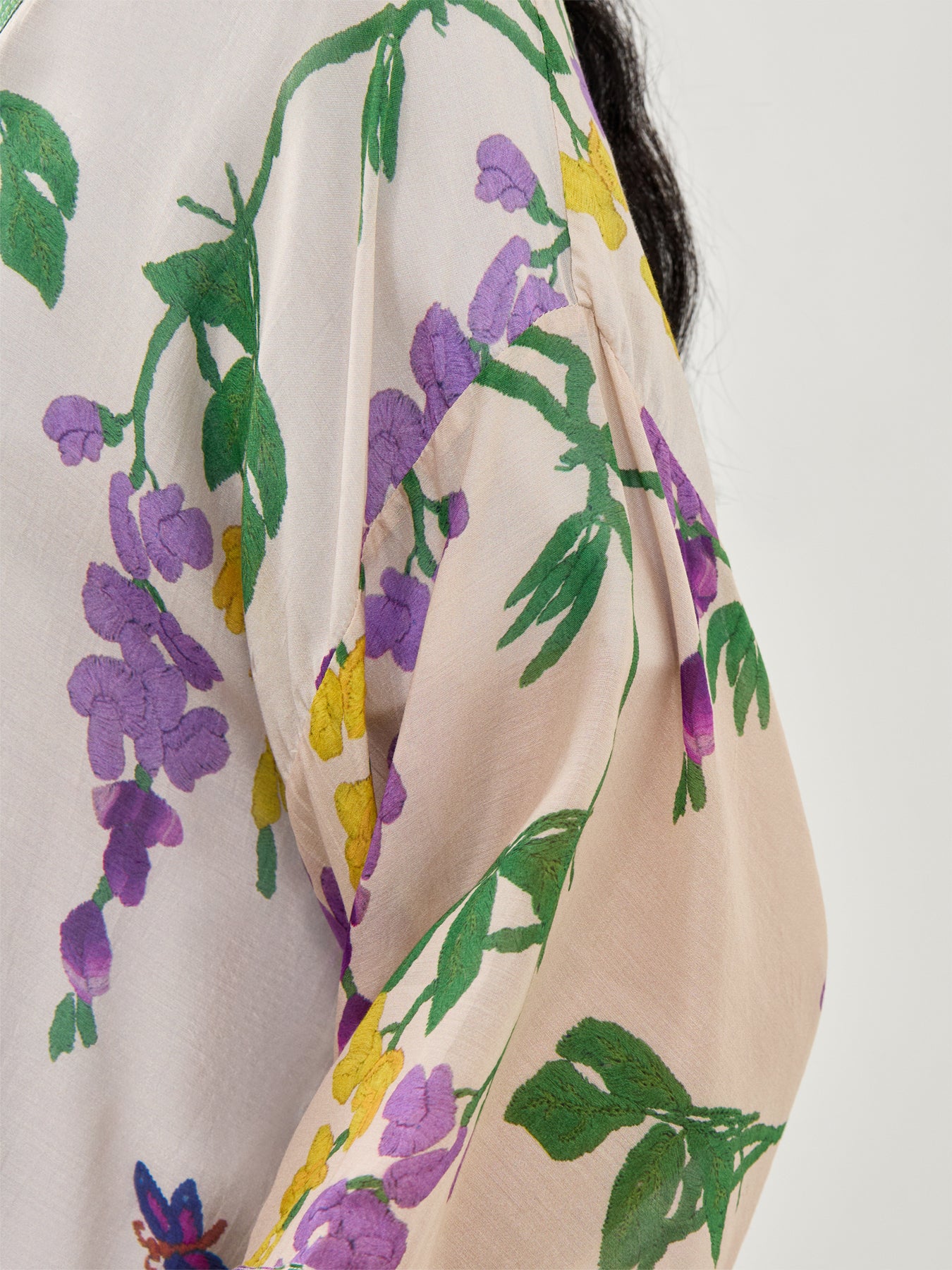 Wisteria Lilac Short Kimono Lilac