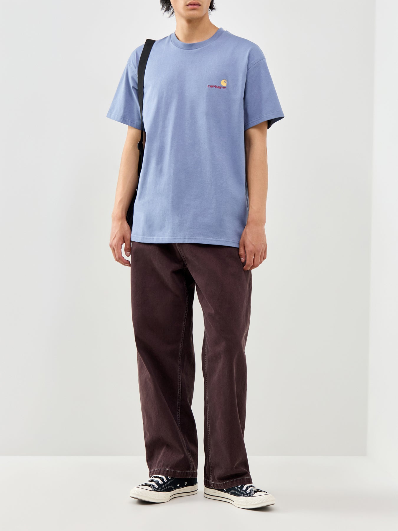 American Script T-Shirt Blue