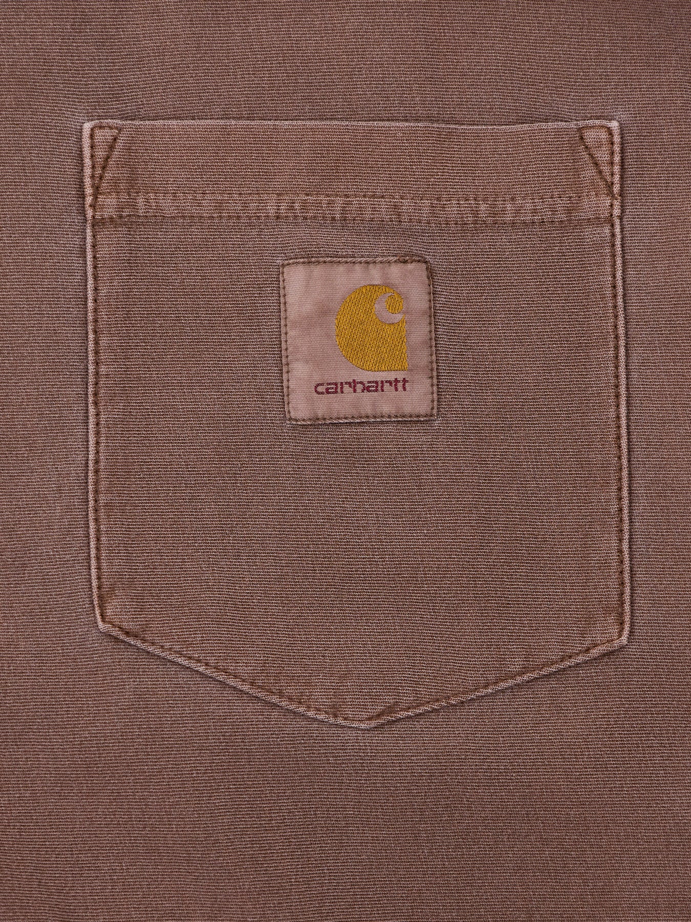 Loose Pocket T-Shirt Brown