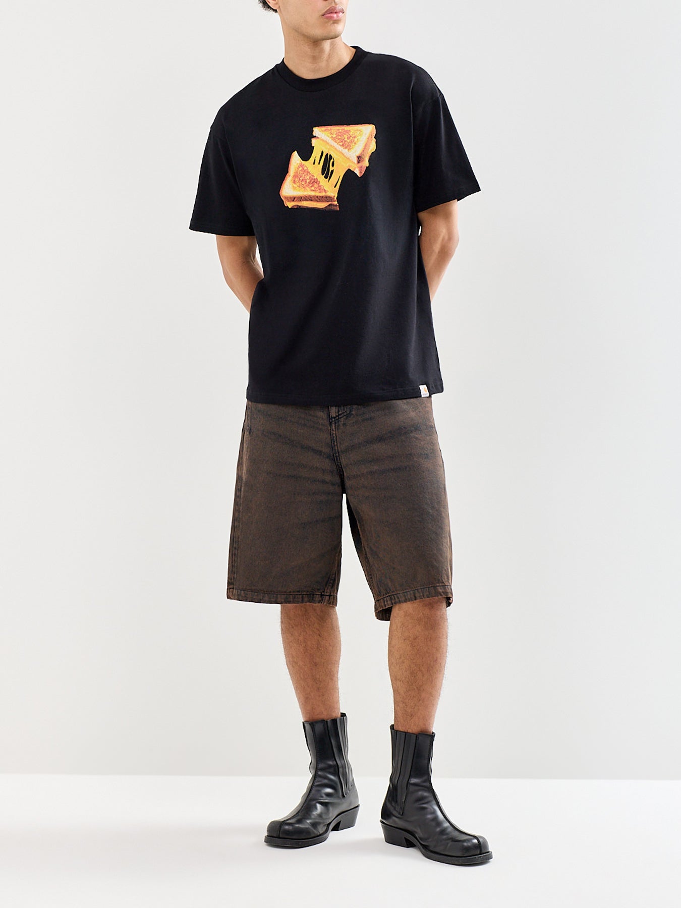 Cheese Toast T-Shirt Black