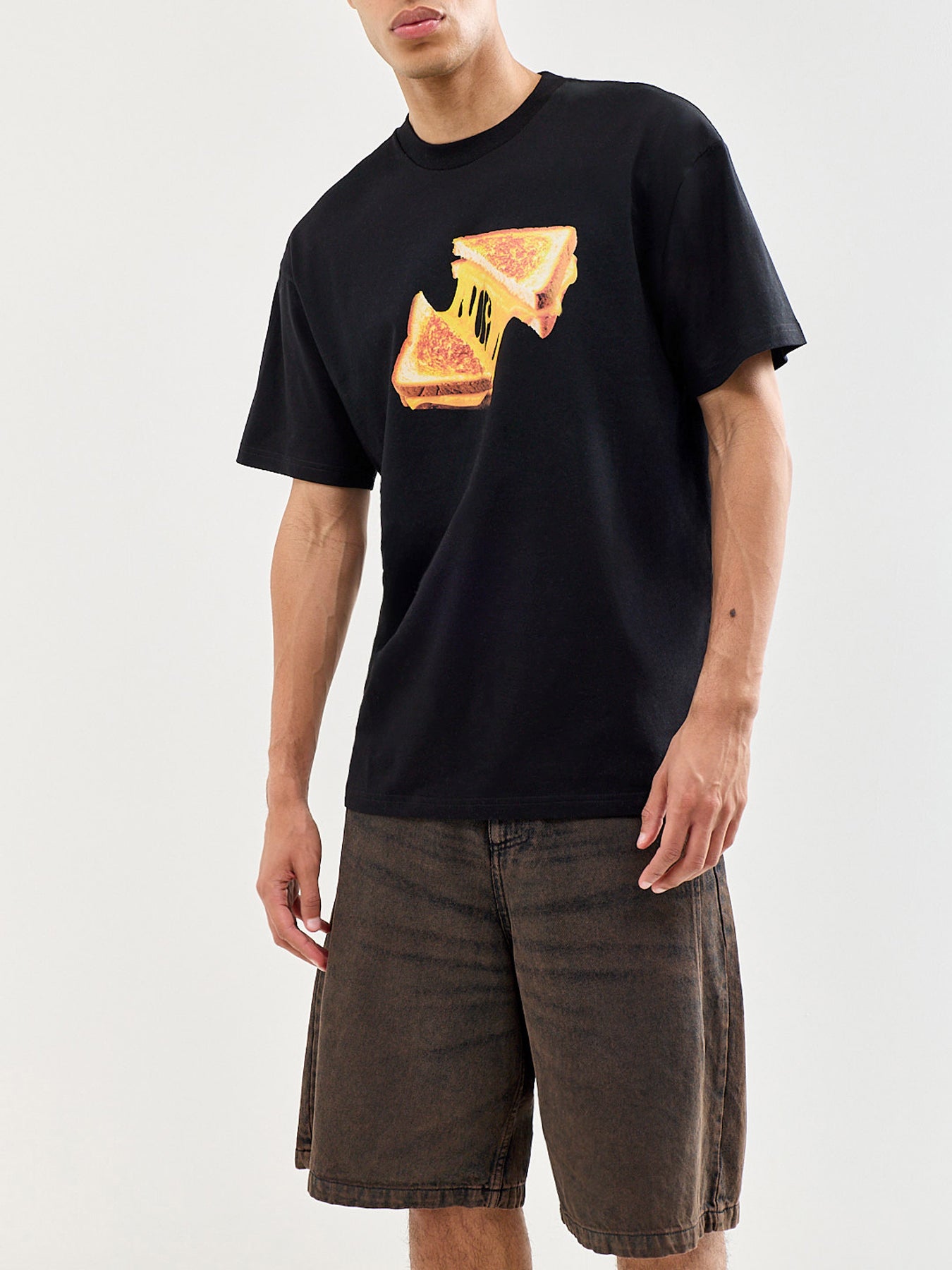 Cheese Toast T-Shirt Black