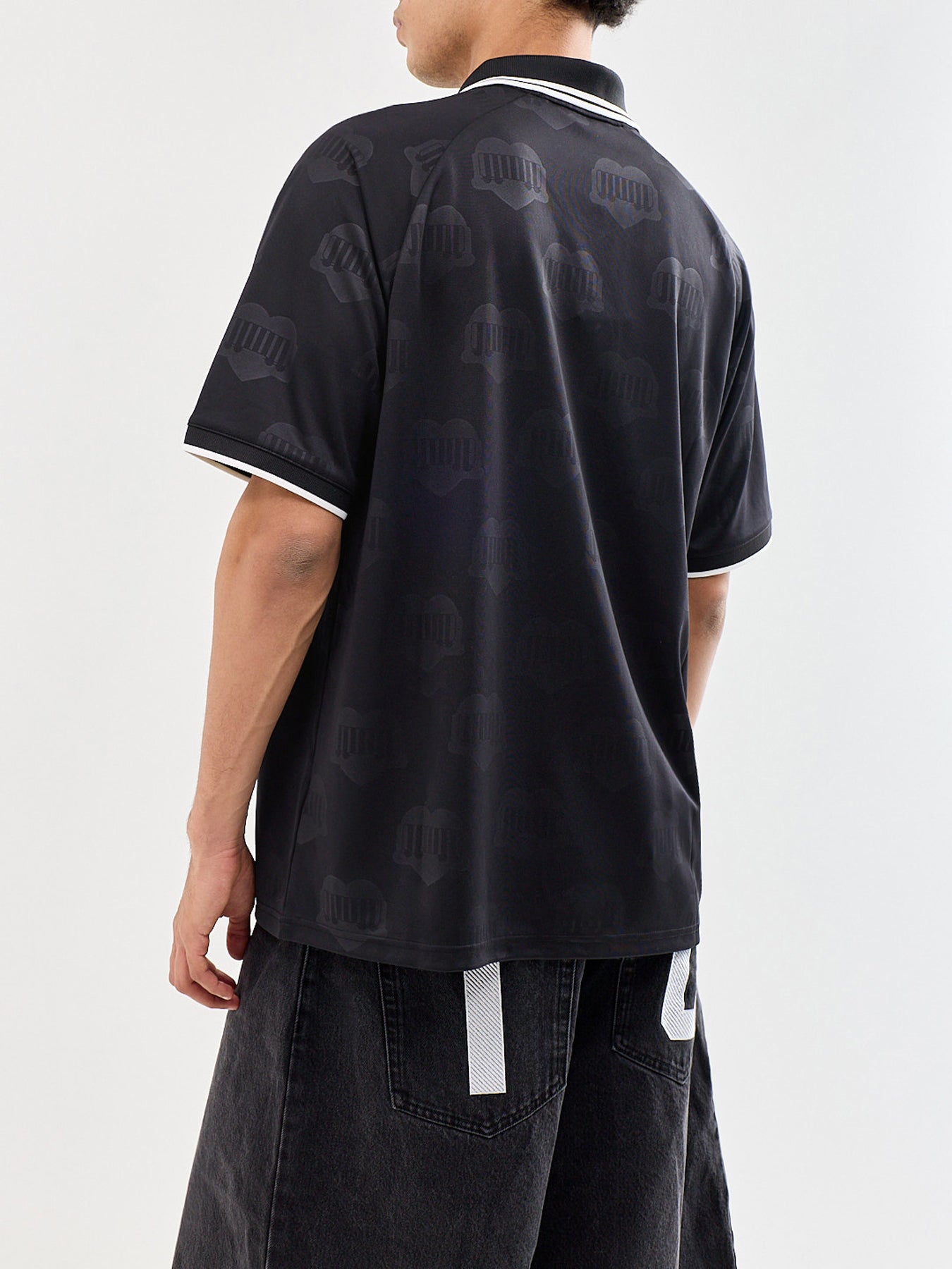 Terrace Football T-Shirt Black