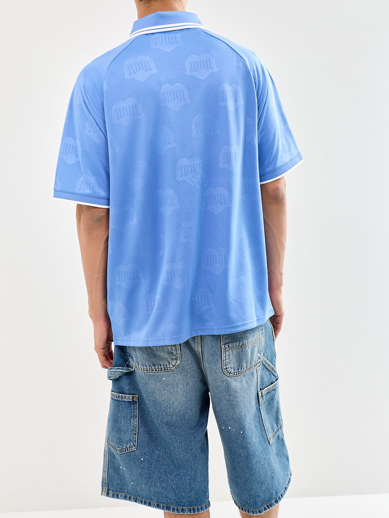 Terrace Football T-Shirt Blue