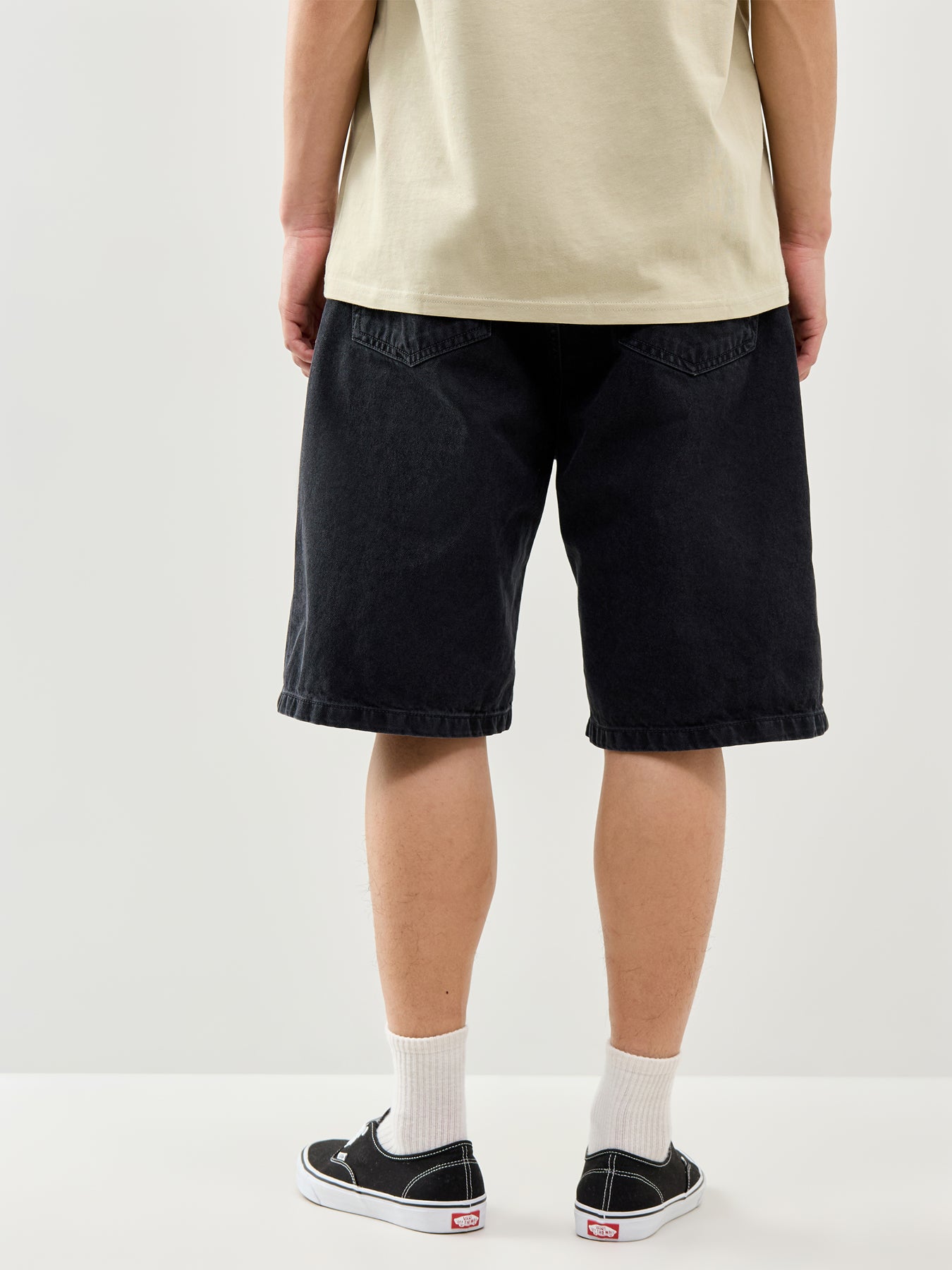 Landon Denim Shorts Black