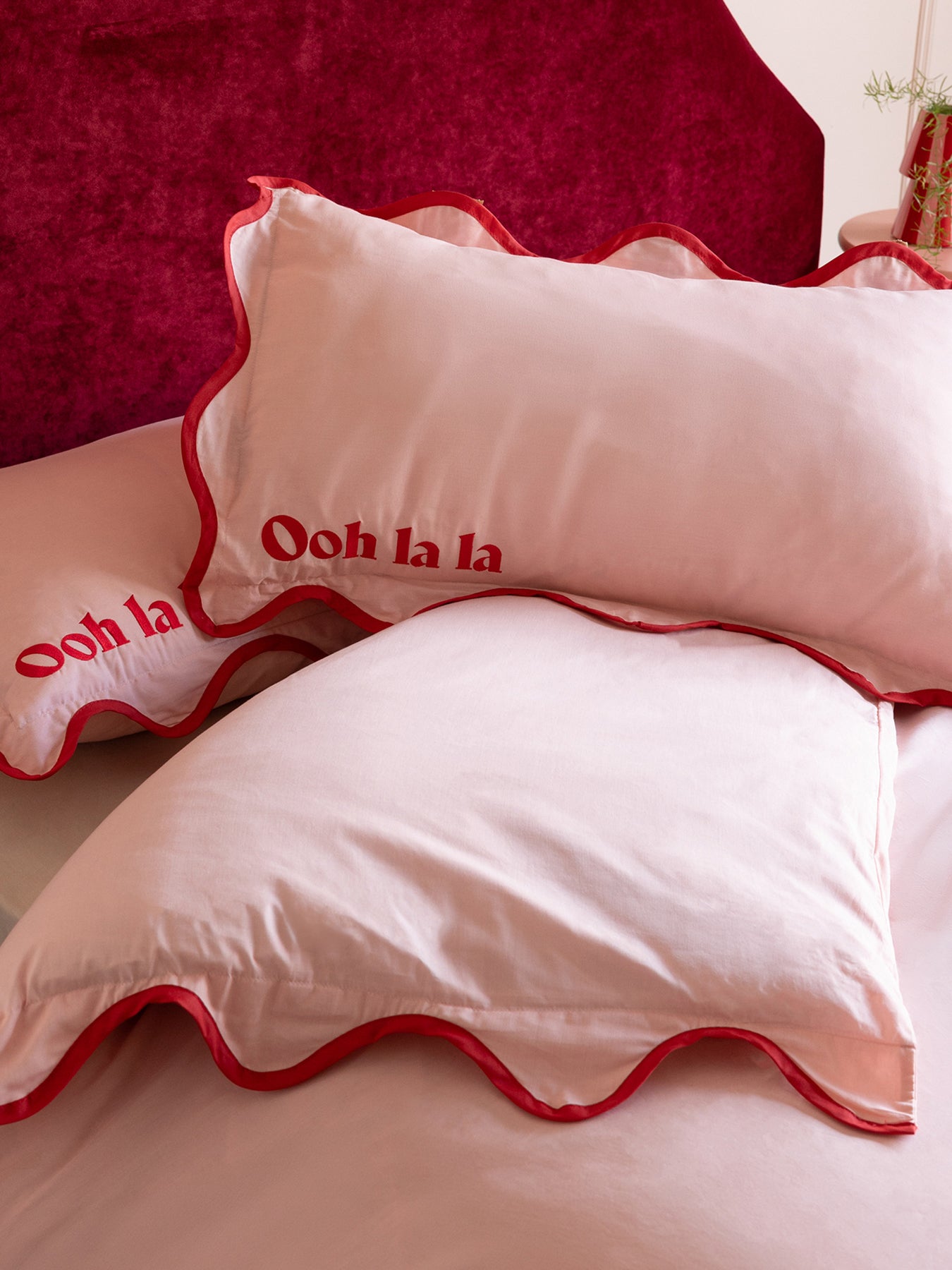 Ooh La La Double Duvet Set Pink