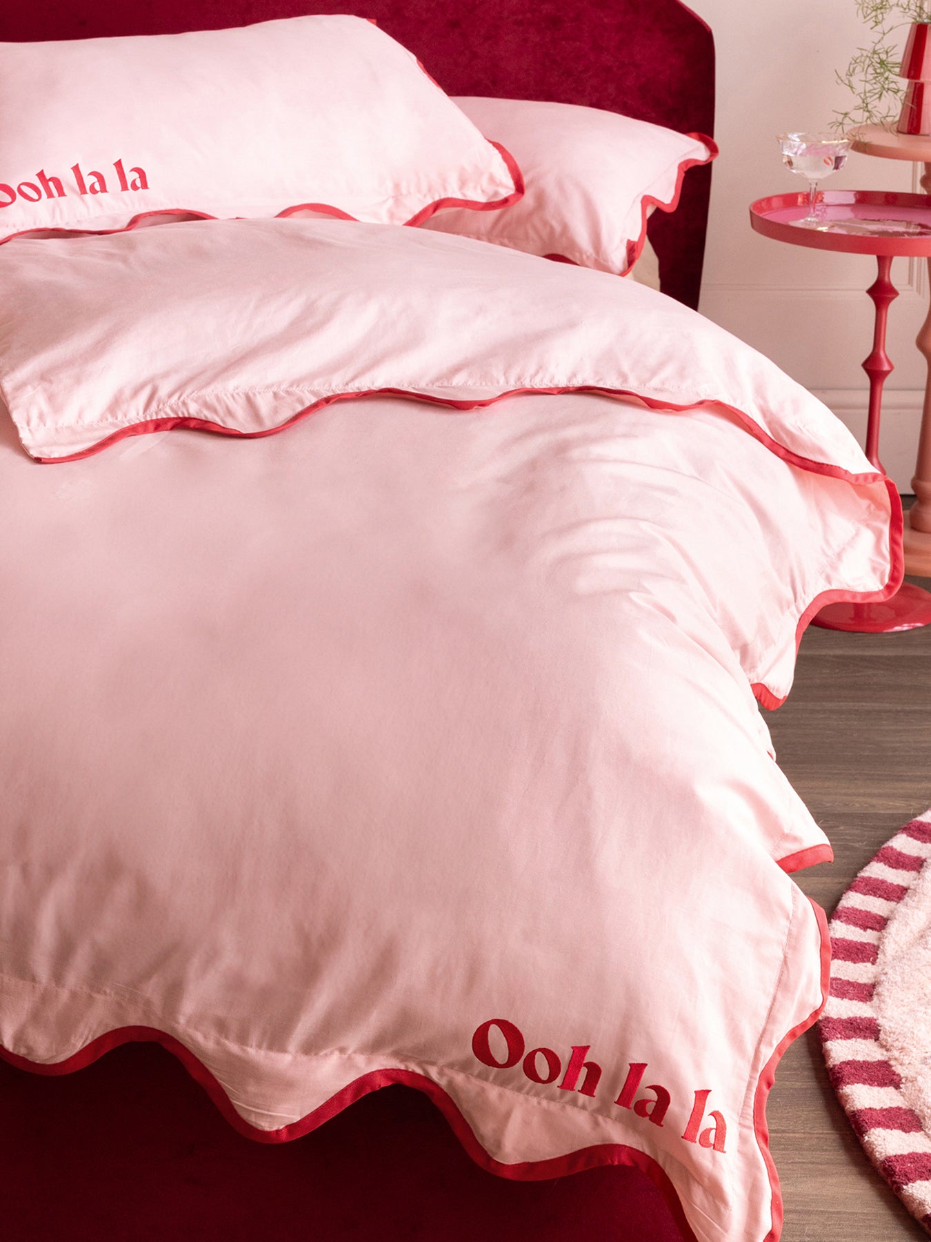 Ooh La La King Duvet Set Pink
