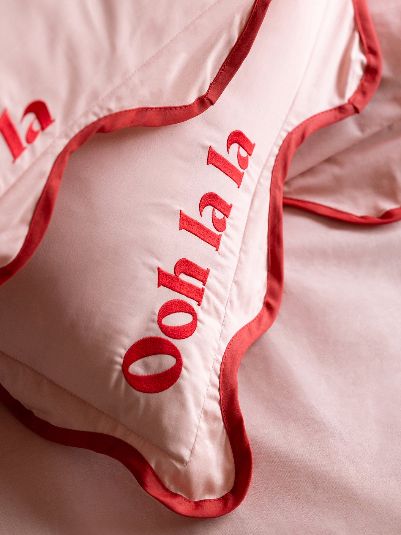 Ooh La La Super King Duvet Set Pink