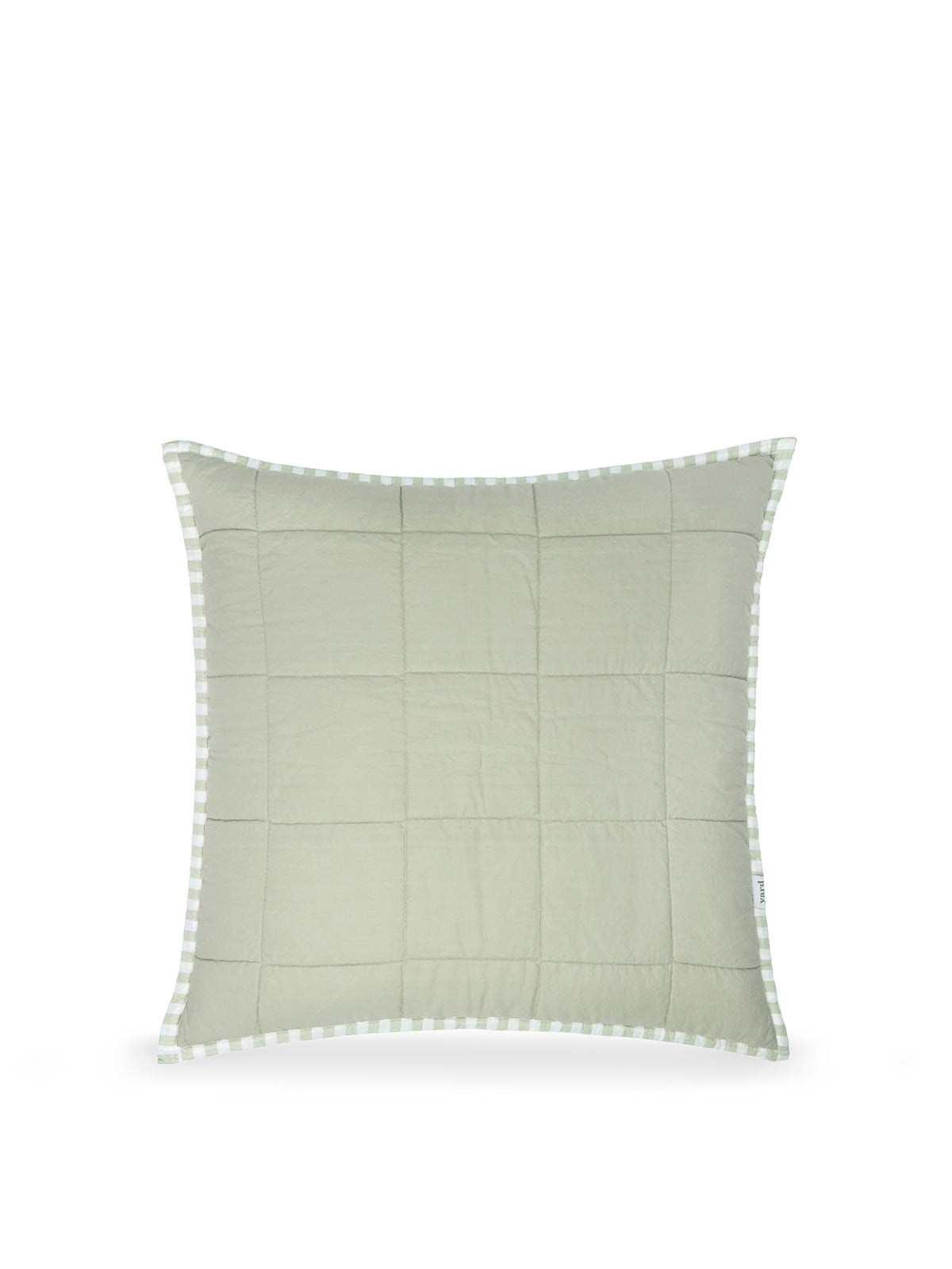 Cotton Hebden Stripe Feather Cushion 55 x 55cm