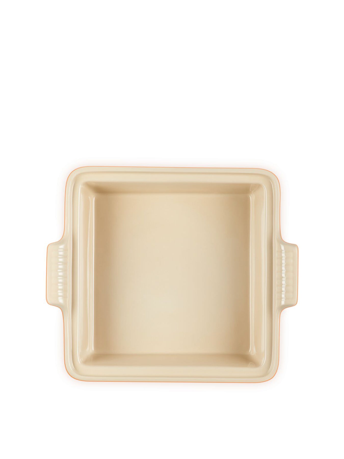 23cm Heritage Square Dish Orange