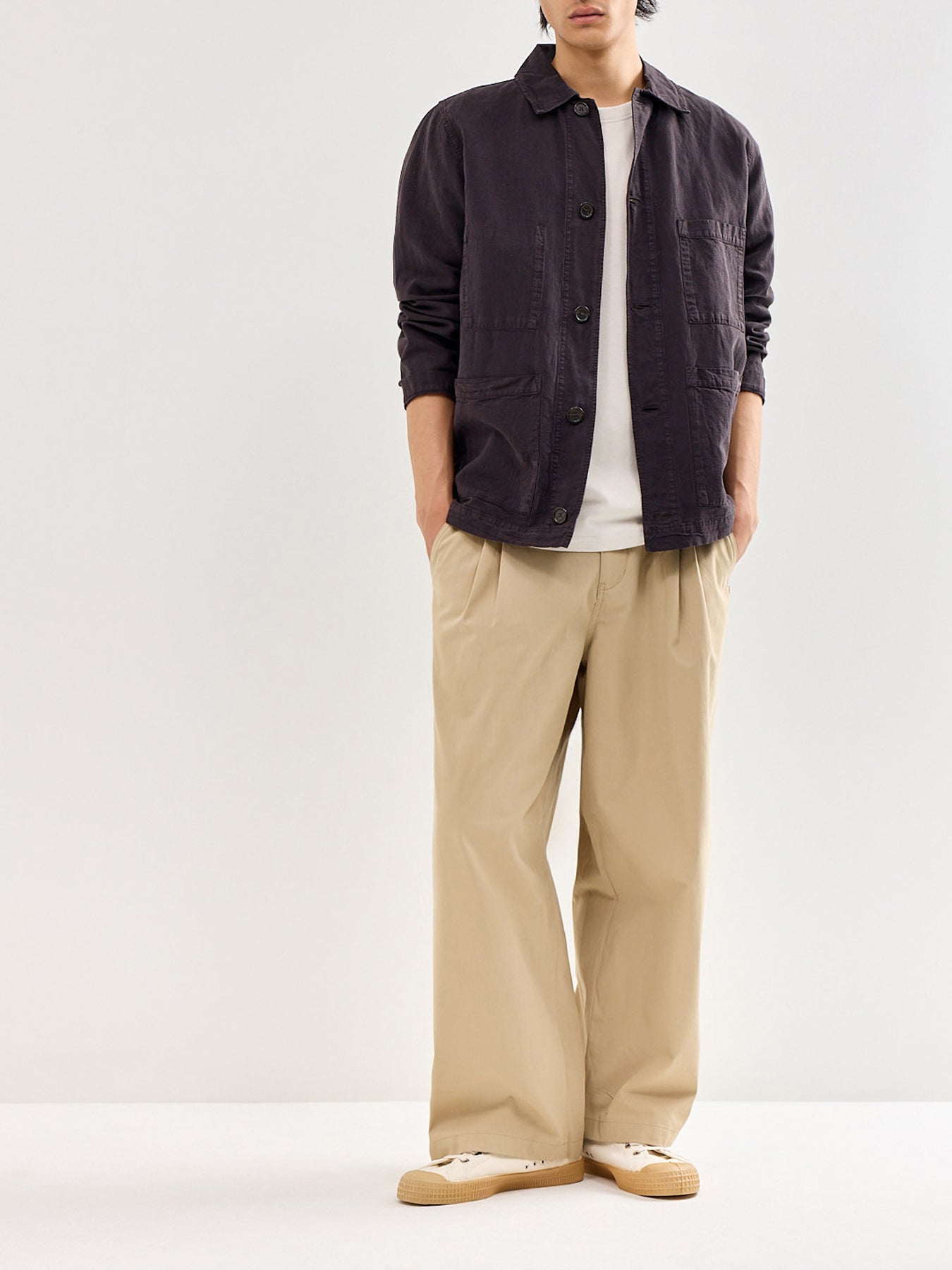 Organic Basic T-Shirt Cream