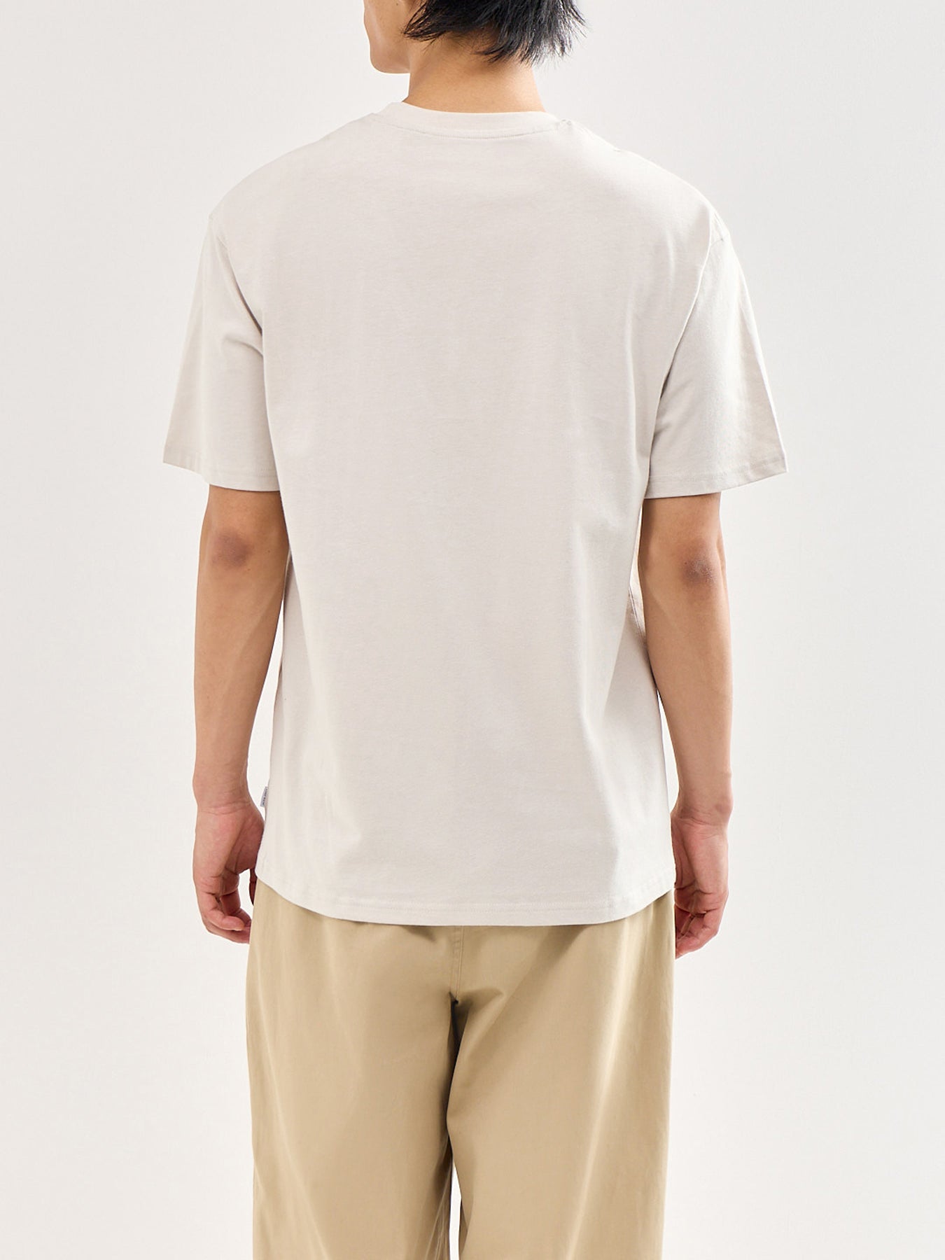 Organic Basic T-Shirt Cream