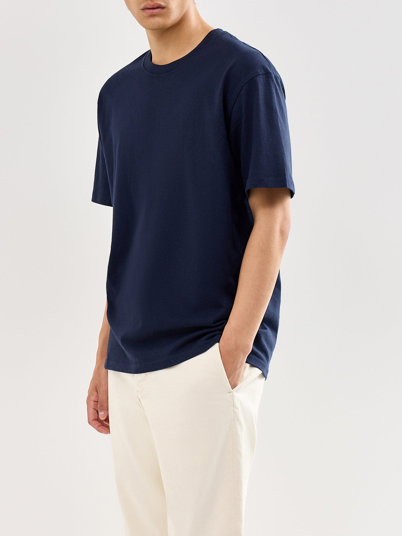 Organic Basic T-Shirt Navy