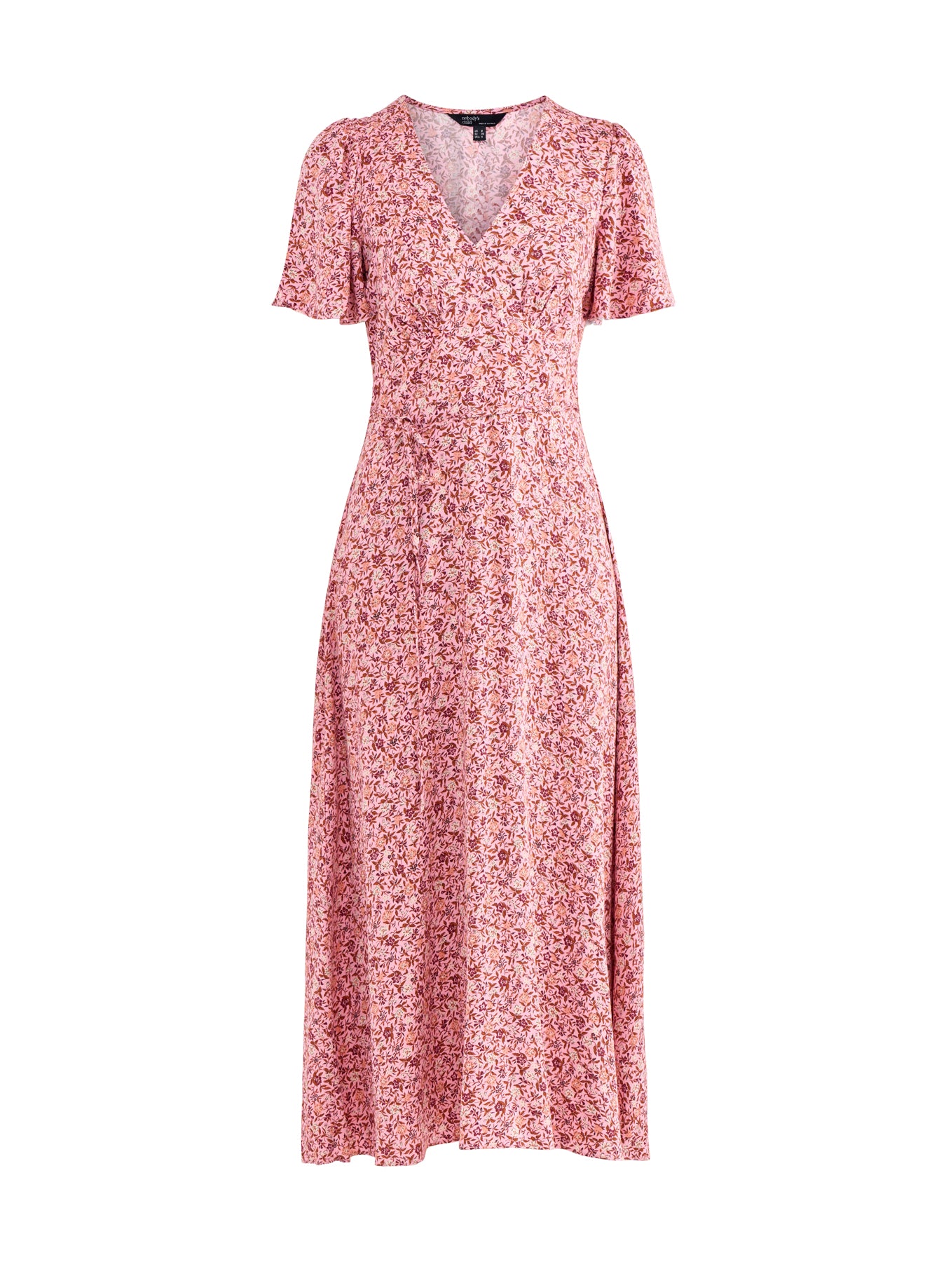Atlas Midi Dress Pink