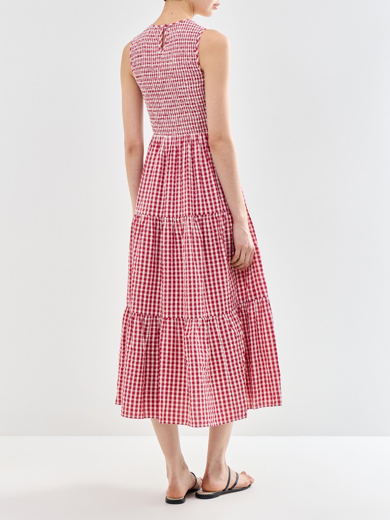 Sleeveless Charlie Midaxi Dress Red