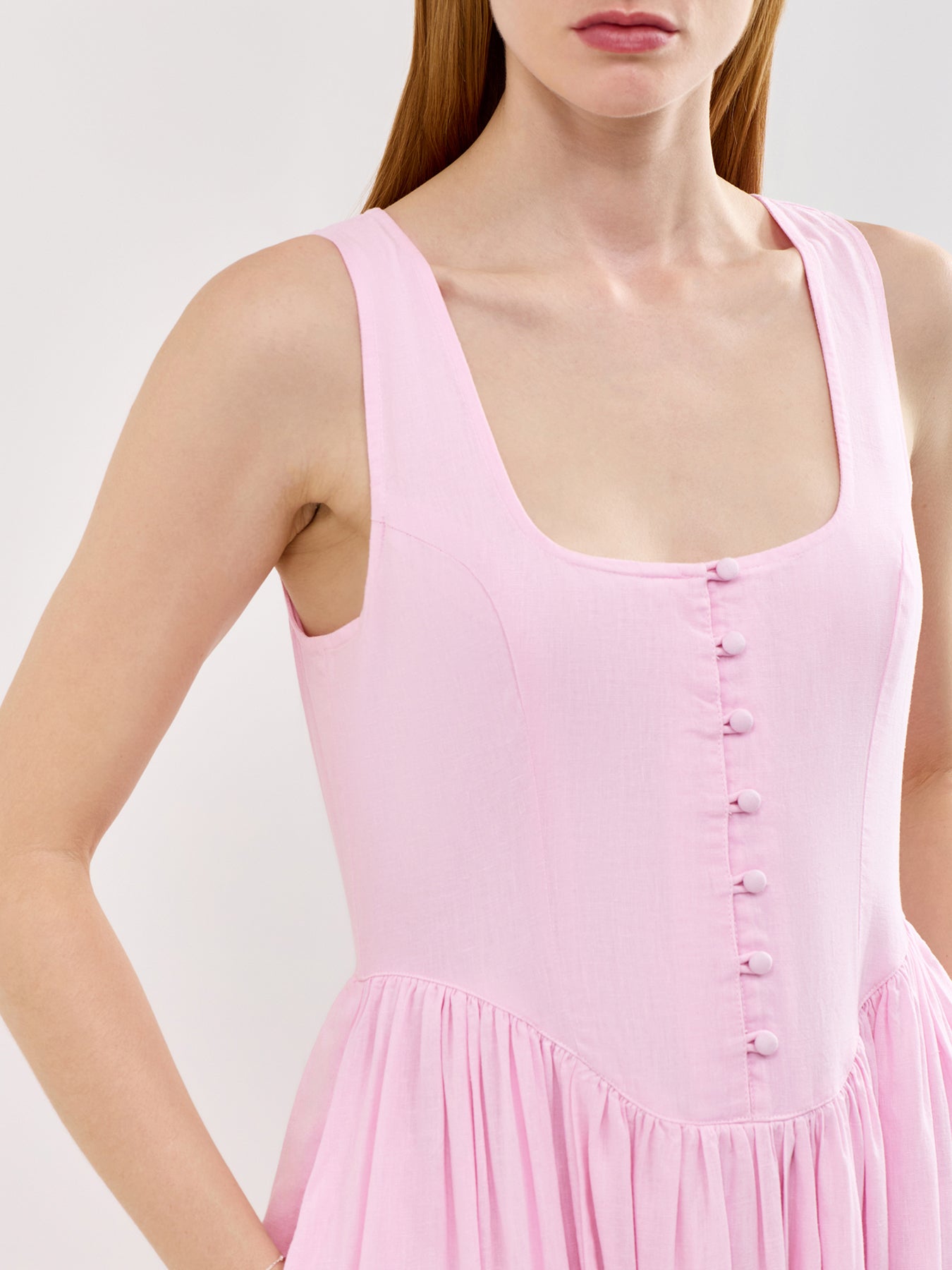 Cora Midi Dress Pink