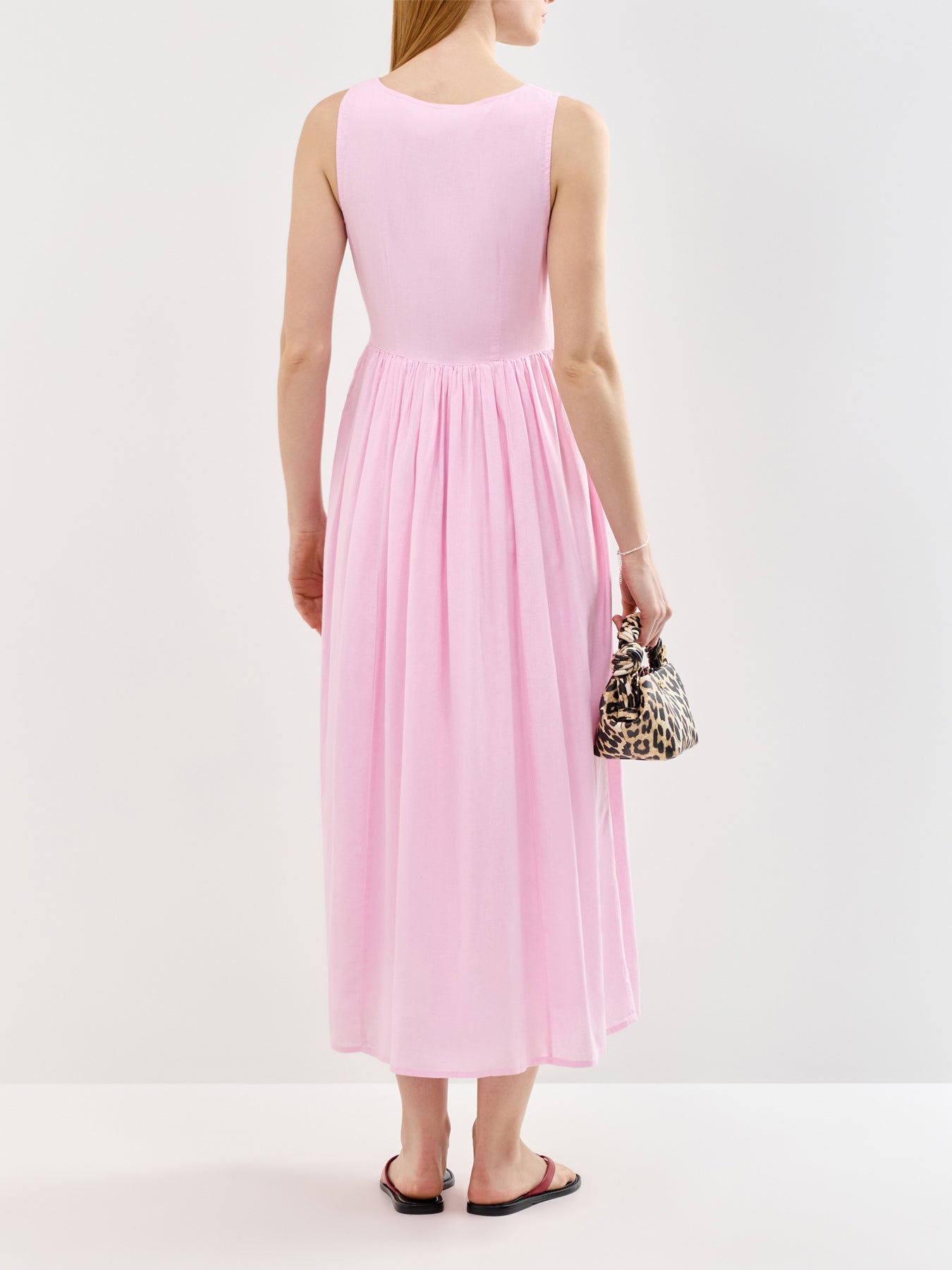 Cora Midi Dress Pink