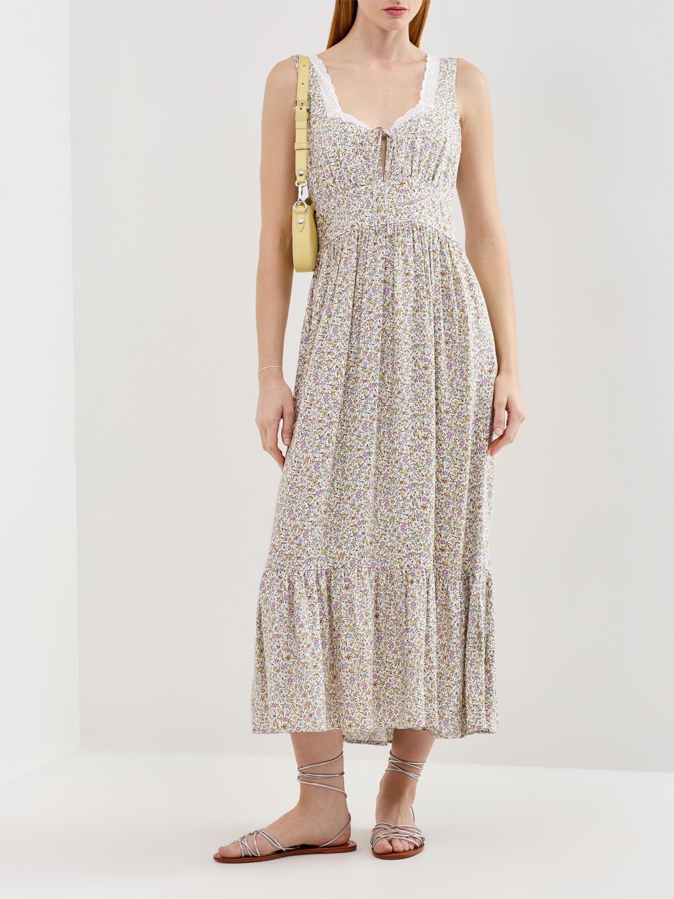 Heather Midi Dress Printed